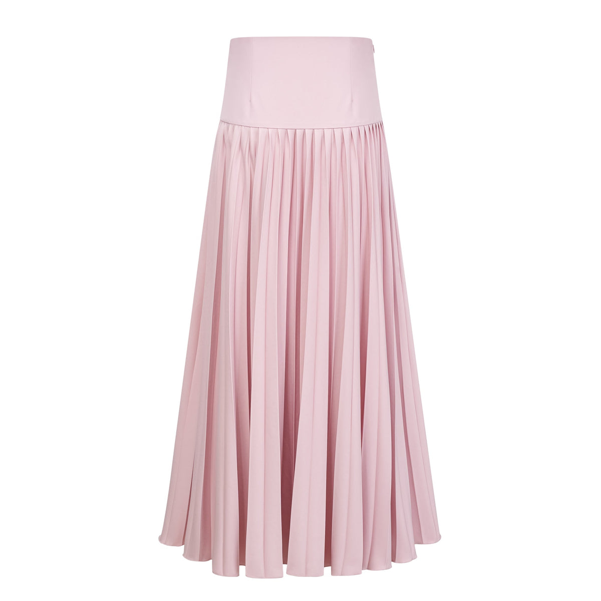 priscille pink shawl & corset top & pleated skirt set