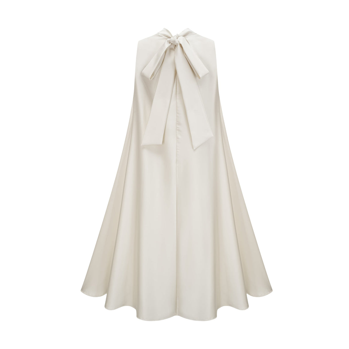 Émilie sleeveless floral-applique midi dress in White (Final Sale-US Only)