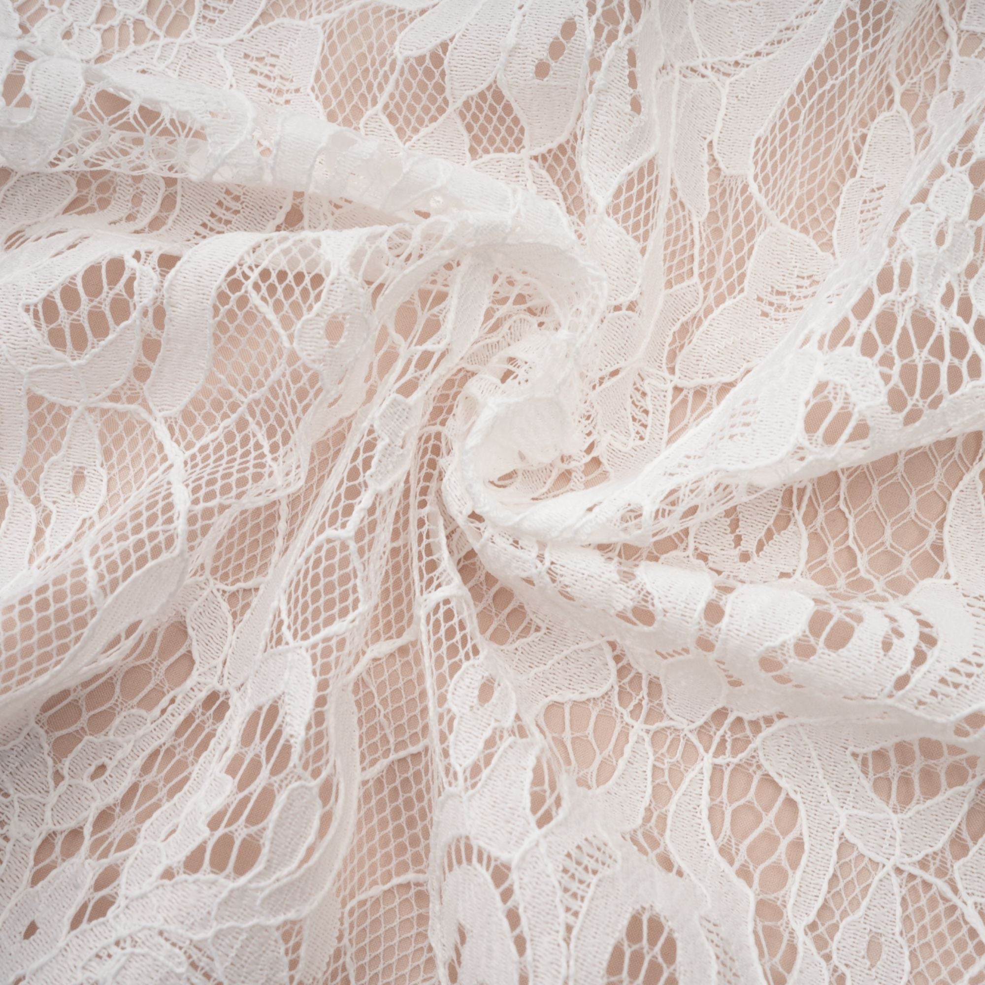 Arantxa white lace pleated maxi dress
