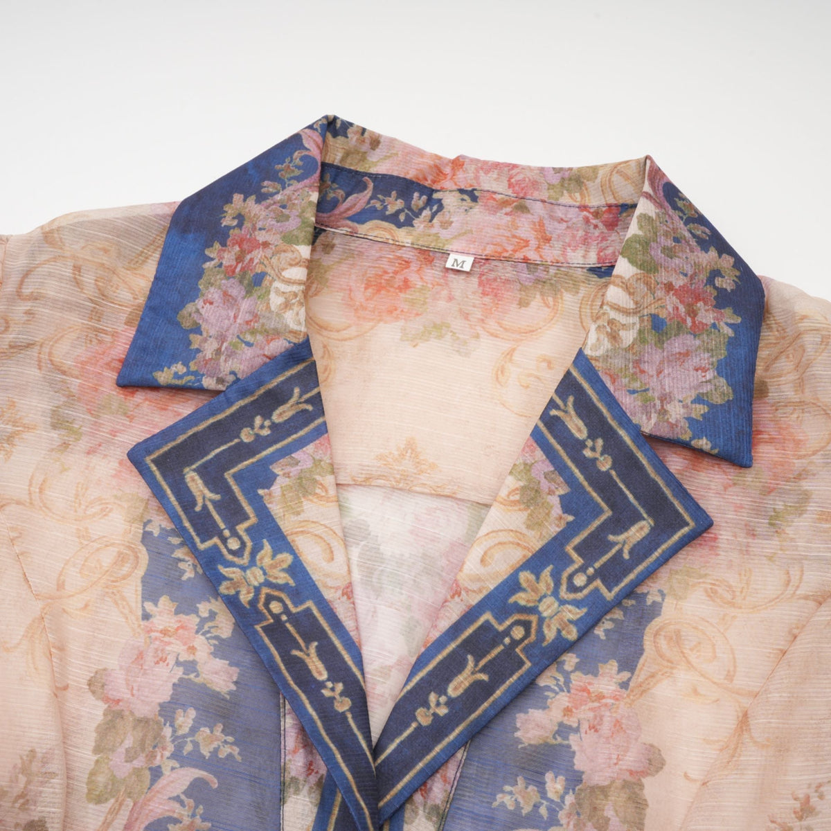 Aélis pattern-print midi dress - Blue