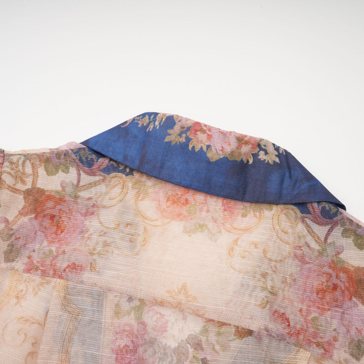 Aélis pattern-print midi dress - Blue
