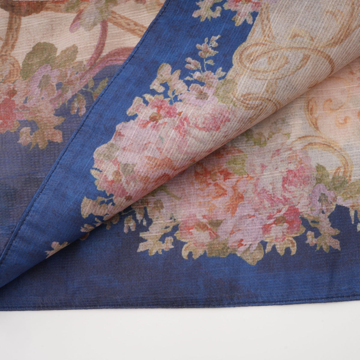 Aélis pattern-print midi dress - Blue