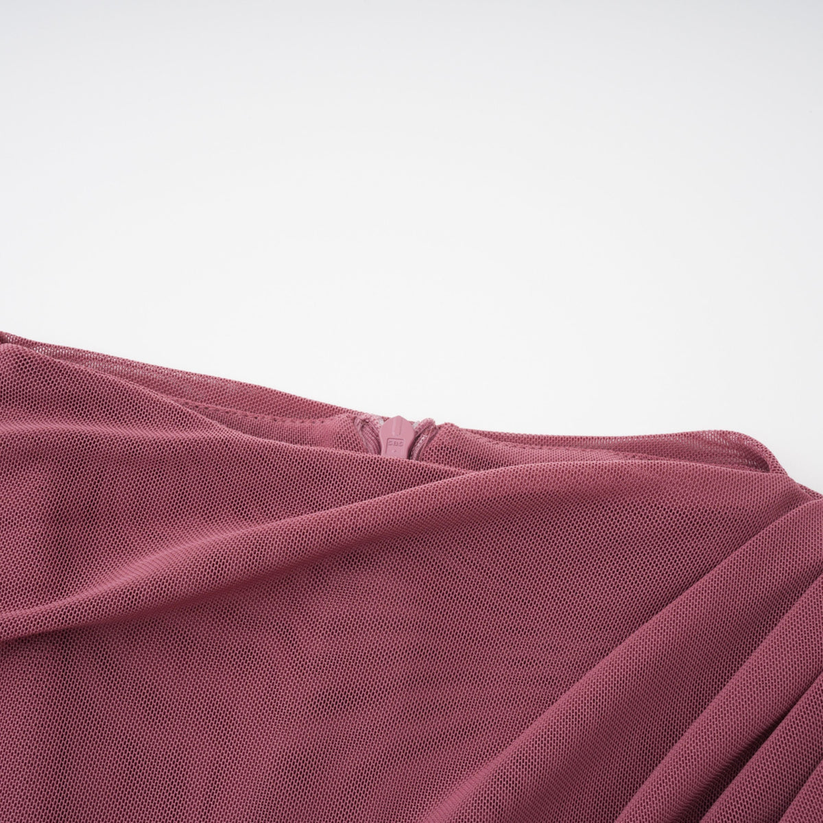 Liliana Brown Asymmetrical Ruched Cape Maxi Dress