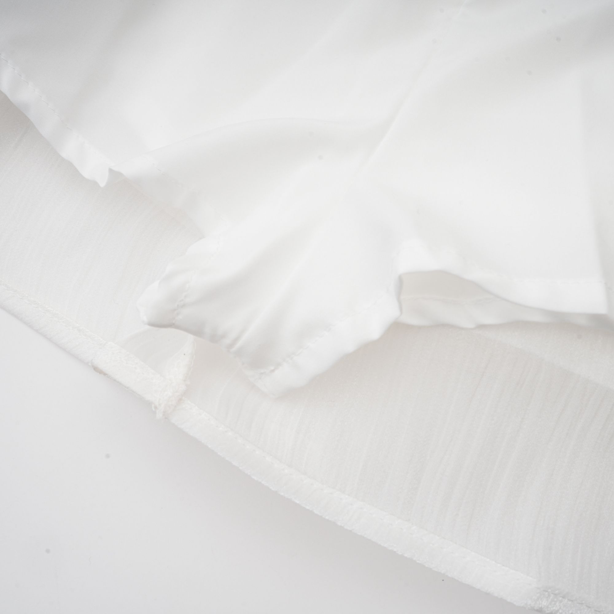 Rosier fully-pleated cinched mini dress in White (Final Sale-US Only)