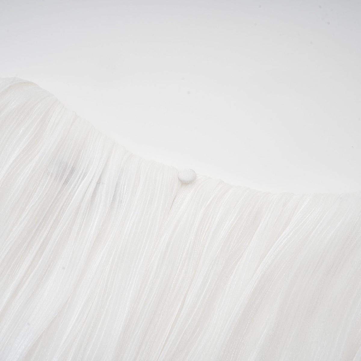Rosier fully-pleated cinched mini dress in White (Final Sale-US Only)