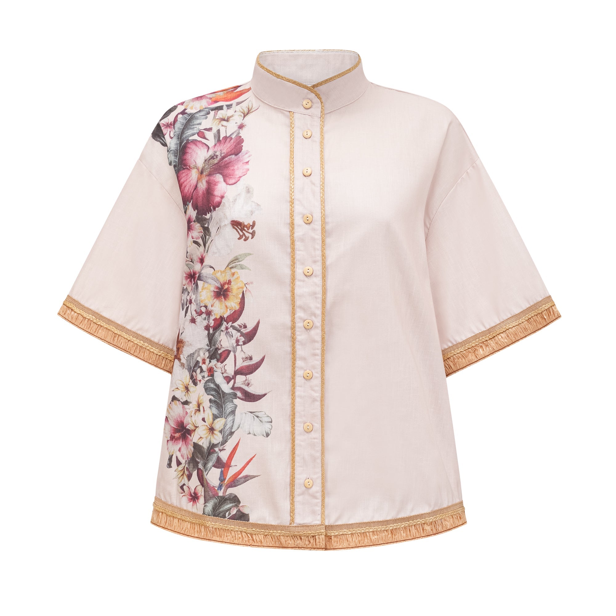 Joséphine floral-print shirt & short matching set (US Only)