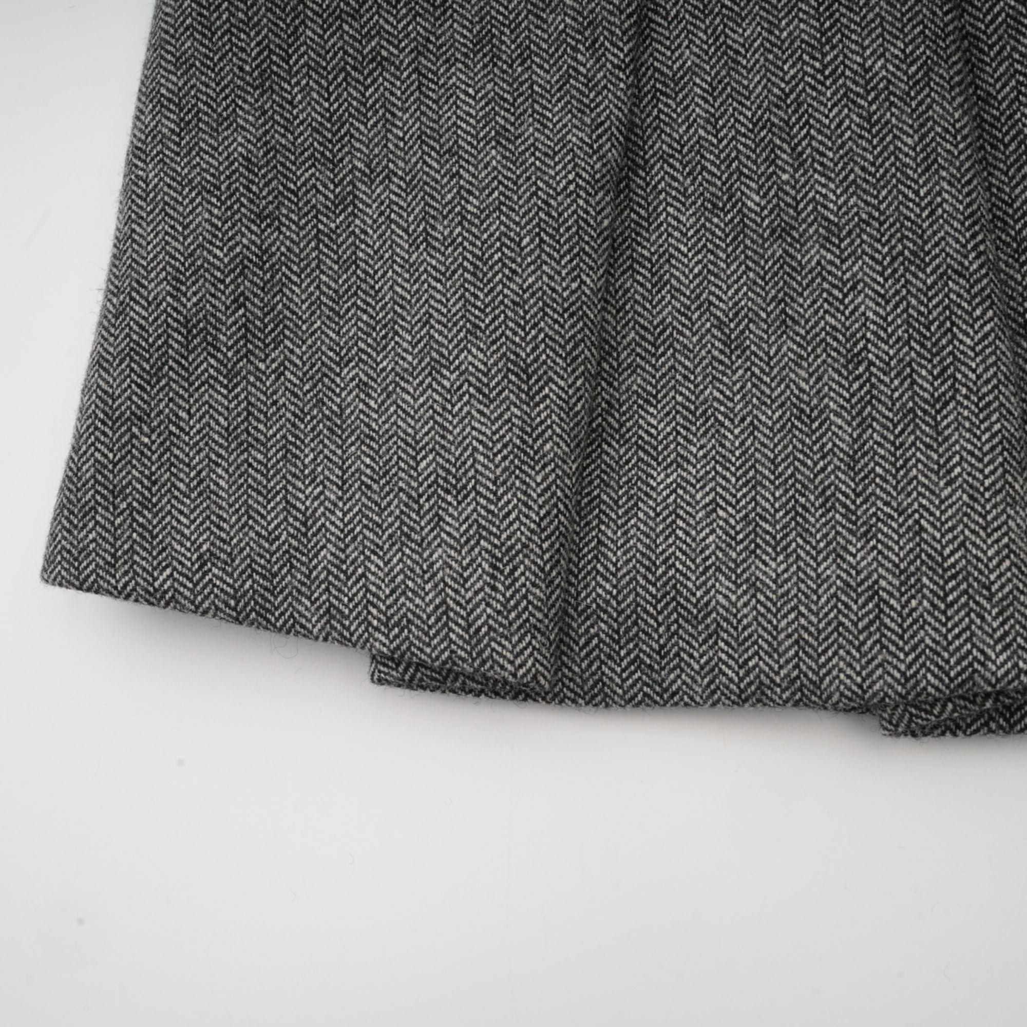 Agathe grey herringbone top & shorts matching set (Final Sale-US Only)