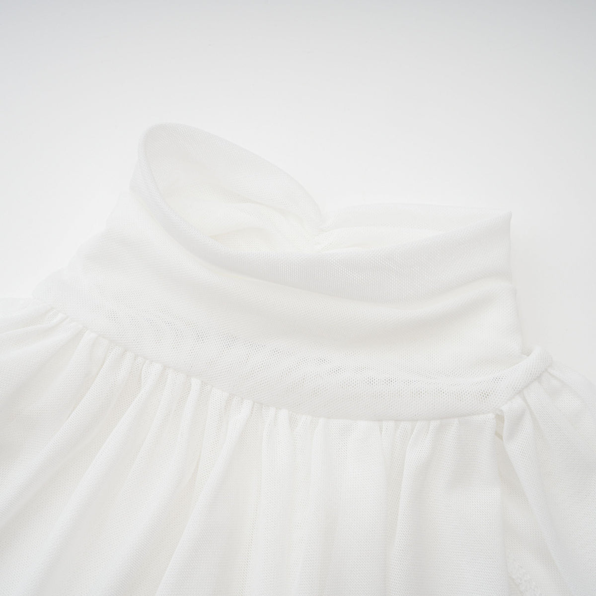 Giuseppina White High Neck Cut-Out Top & Skirt Set (Final Sale-US Only)