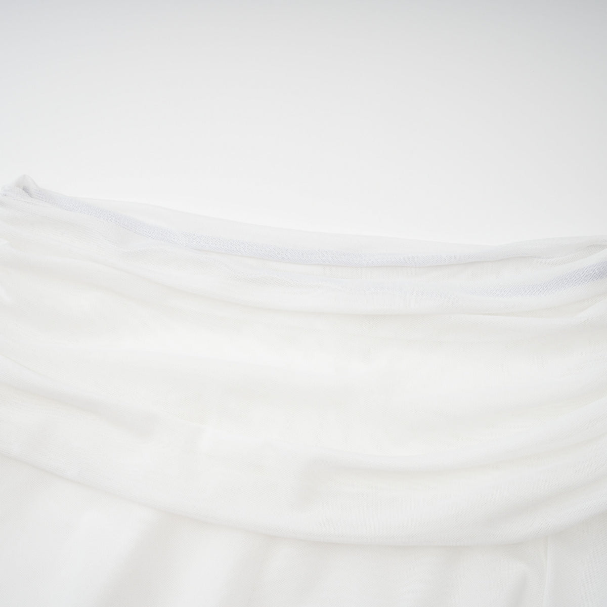 Giuseppina White High Neck Cut-Out Top & Skirt Set (Final Sale-US Only)
