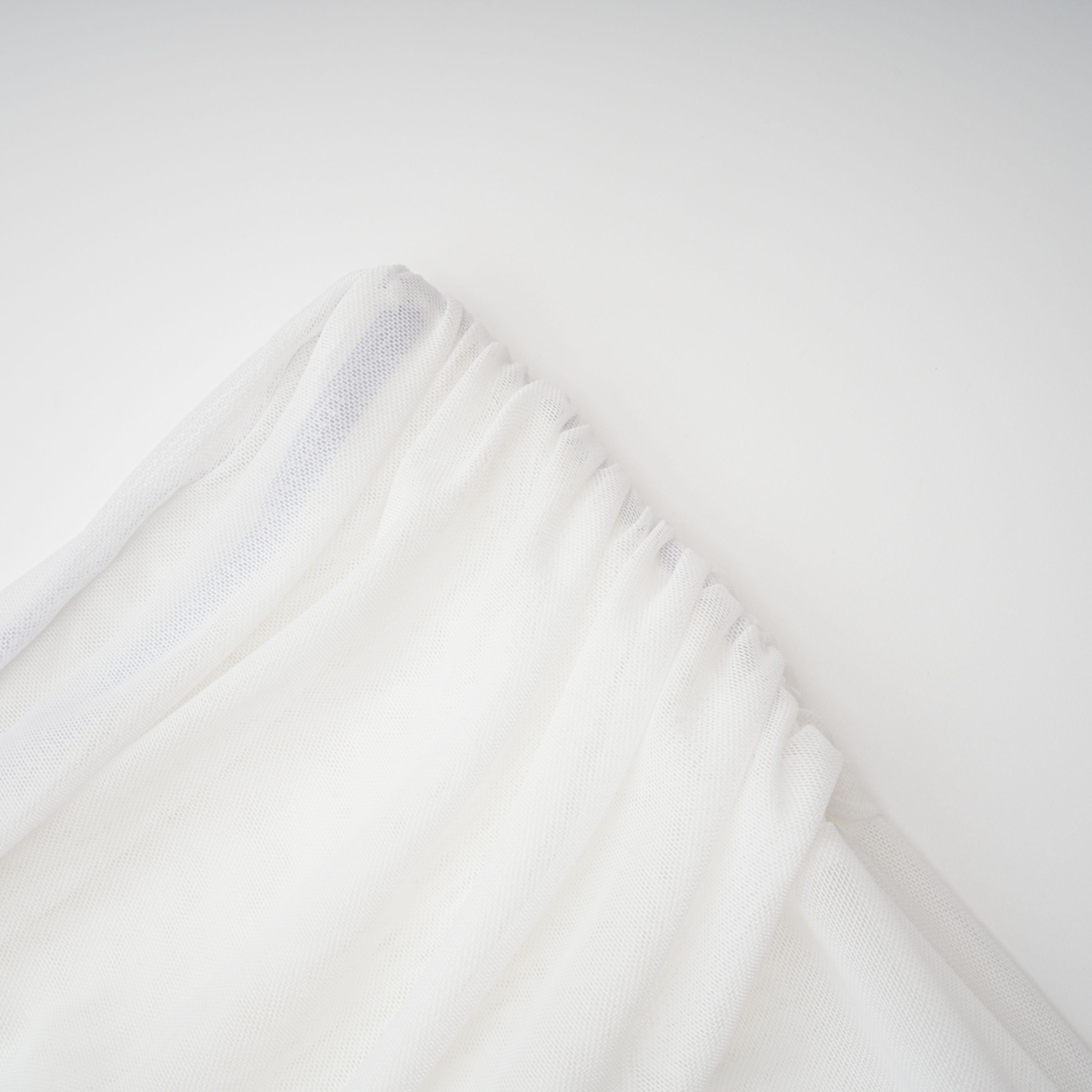 Giuseppina White High Neck Cut-Out Top & Skirt Set (Final Sale-US Only)
