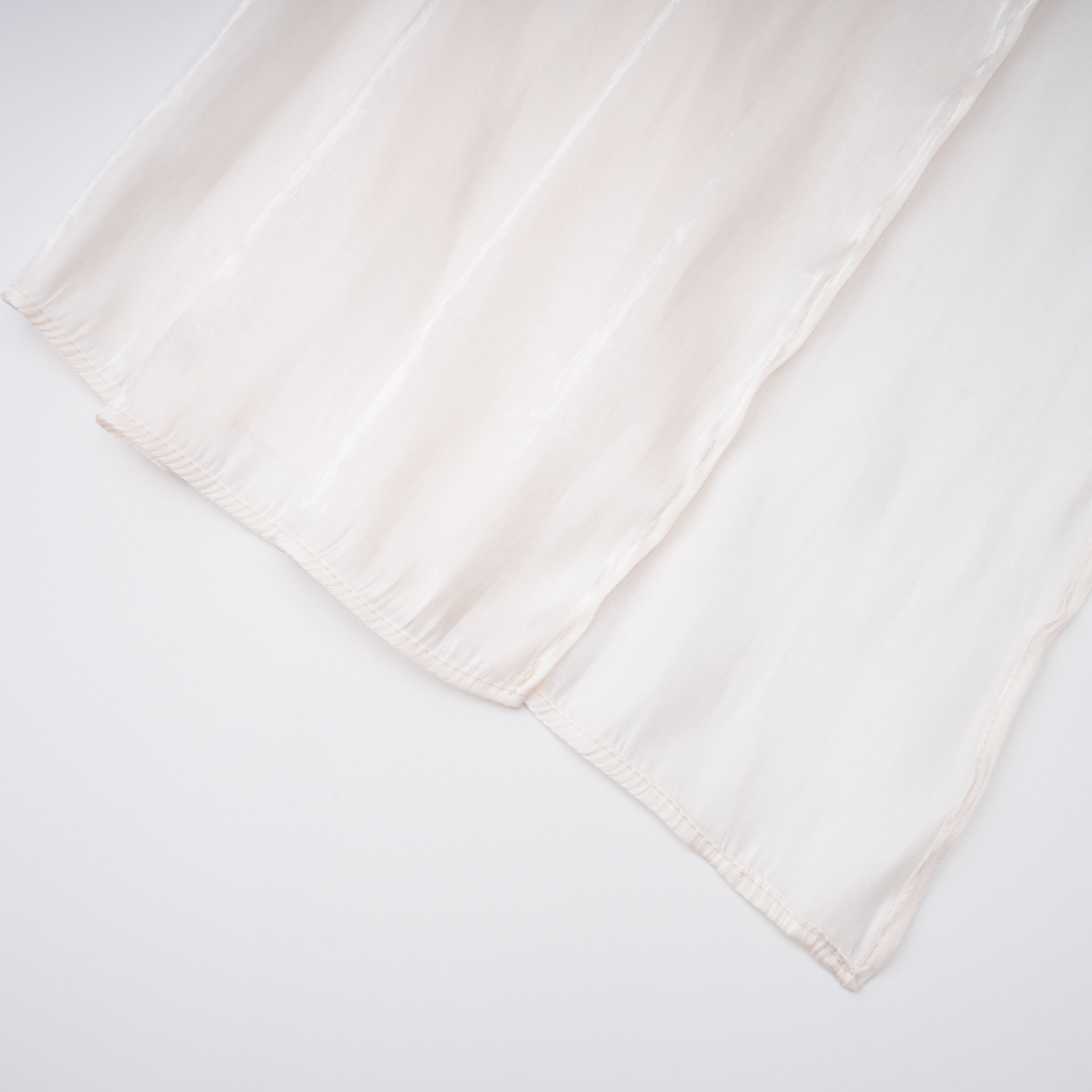 Hege Cream Glossy Ruched Cape Maxi Dress (Final Sale-US Only)