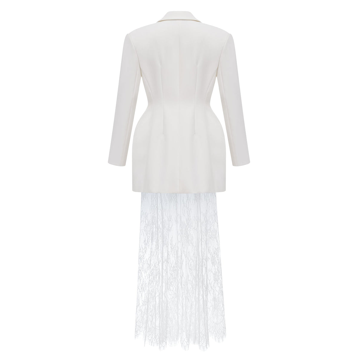 Adélise Blazer & Lace Skirt Set