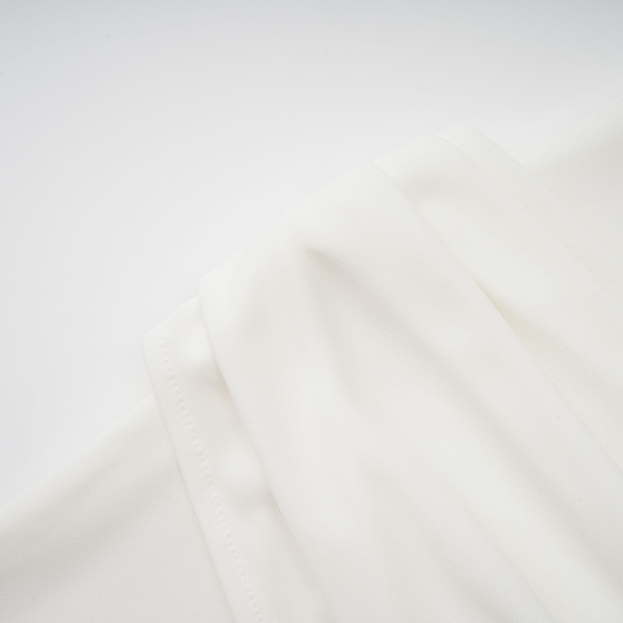 Mystérieuse White Turtleneck Draped Maxi Dress