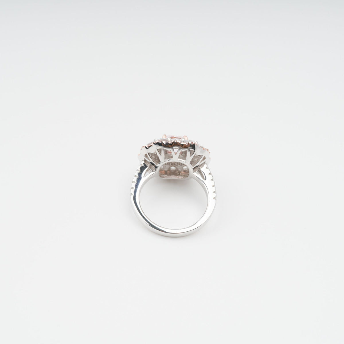 Marianne Pink Polished Zircon Gemstone Sterling Silver Ring