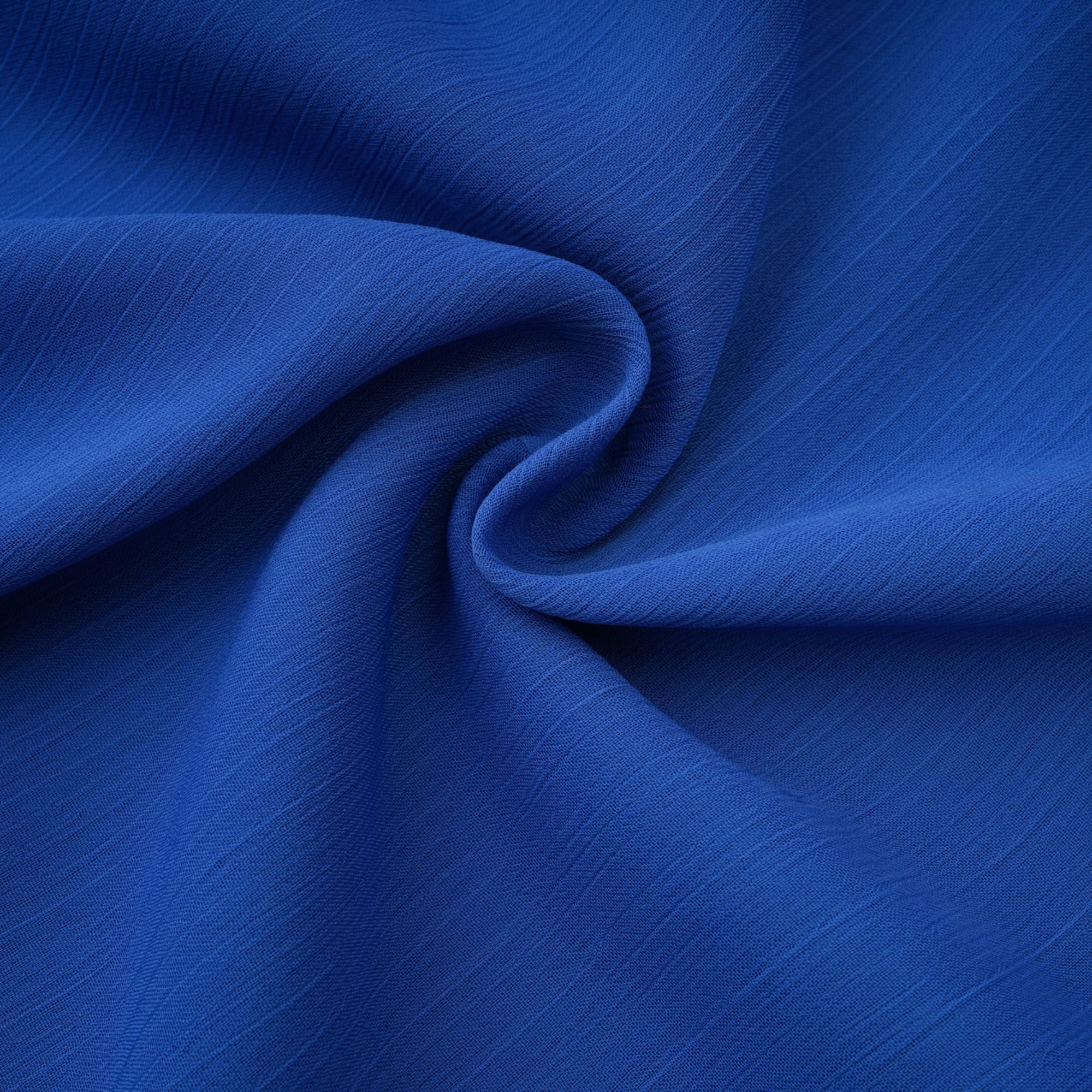 Faustine Blue Cape Design Ruched Maxi Dress