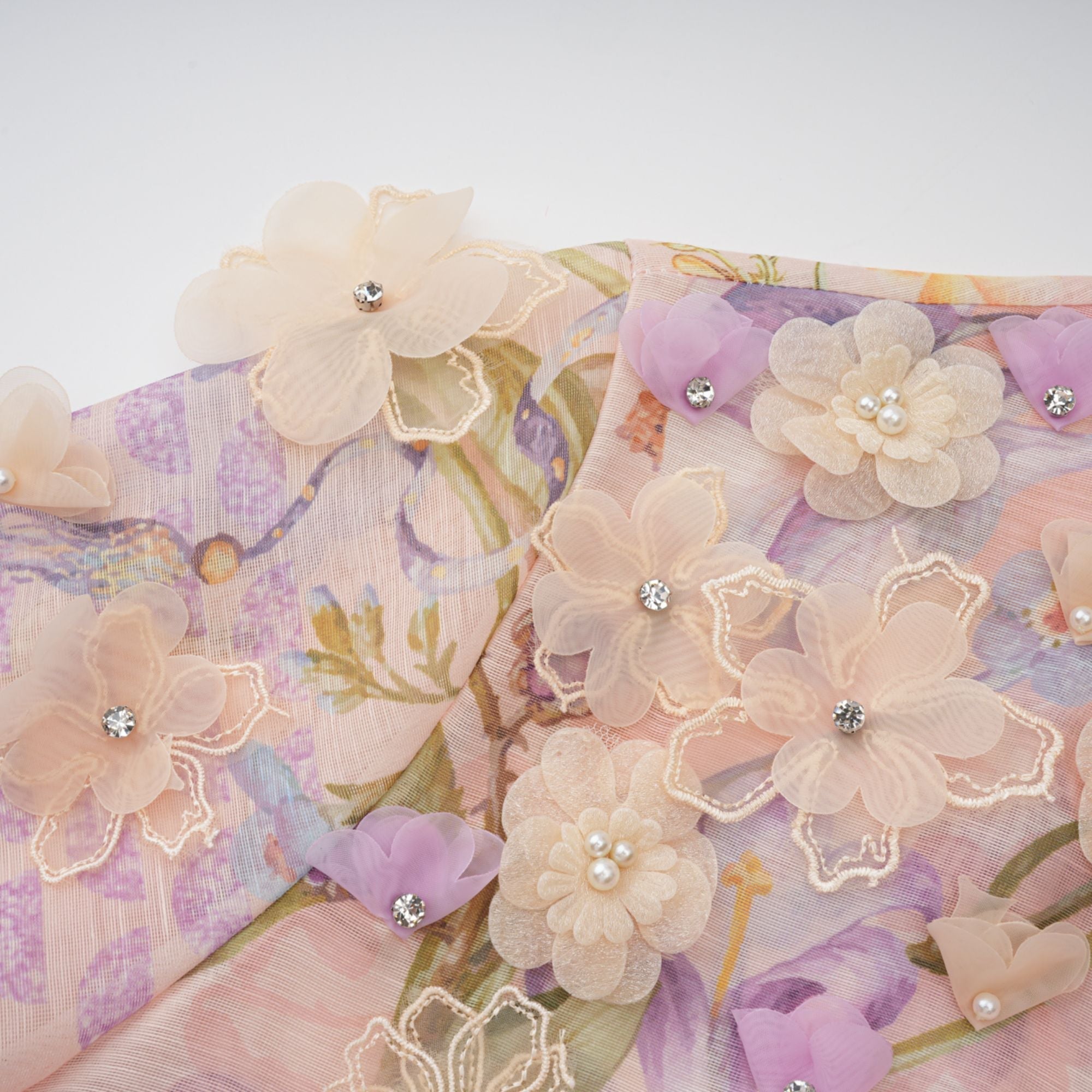 Delphine Pink Floral Print Maxi Dress