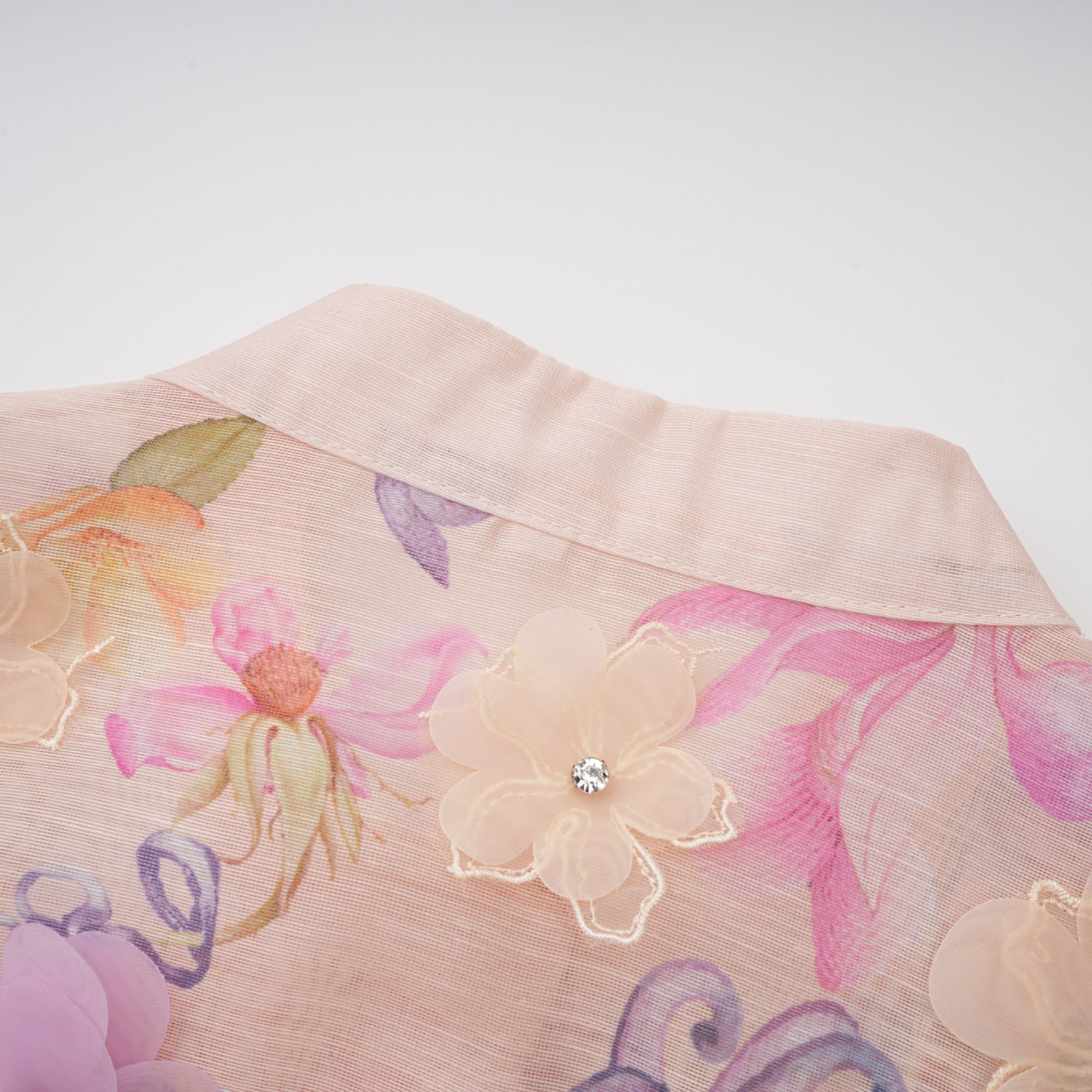 Delphine Pink Floral Print Maxi Dress