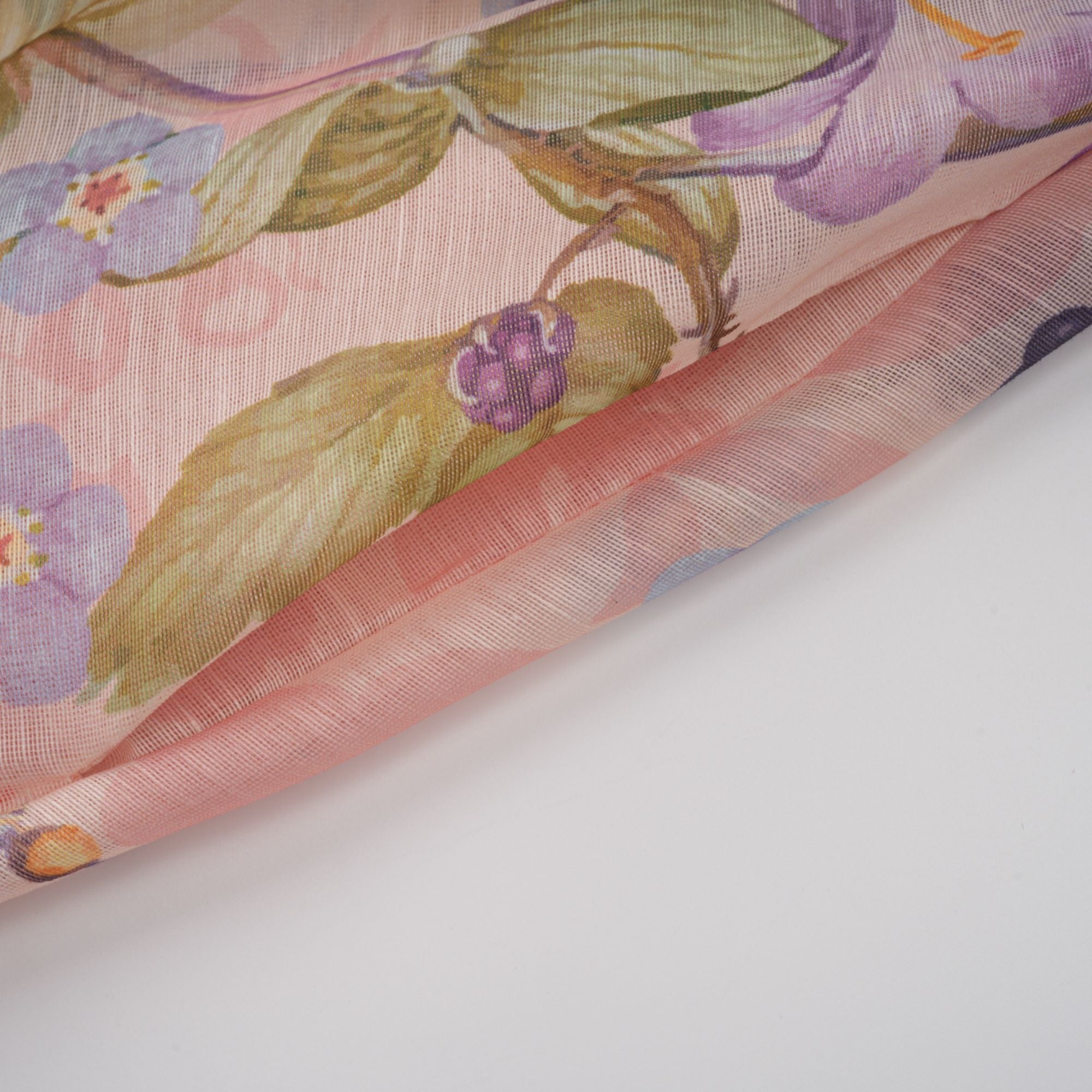 Delphine Pink Floral Print Maxi Dress