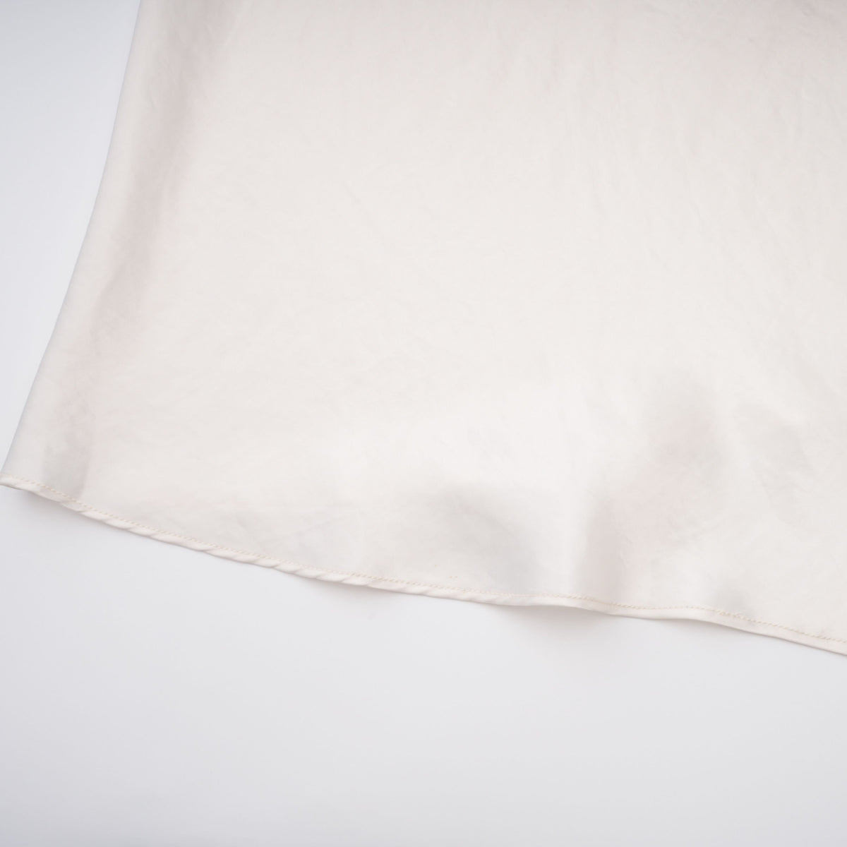 Lilla Beige Strapless Ruffled Satin Maxi Dress (Final Sale)