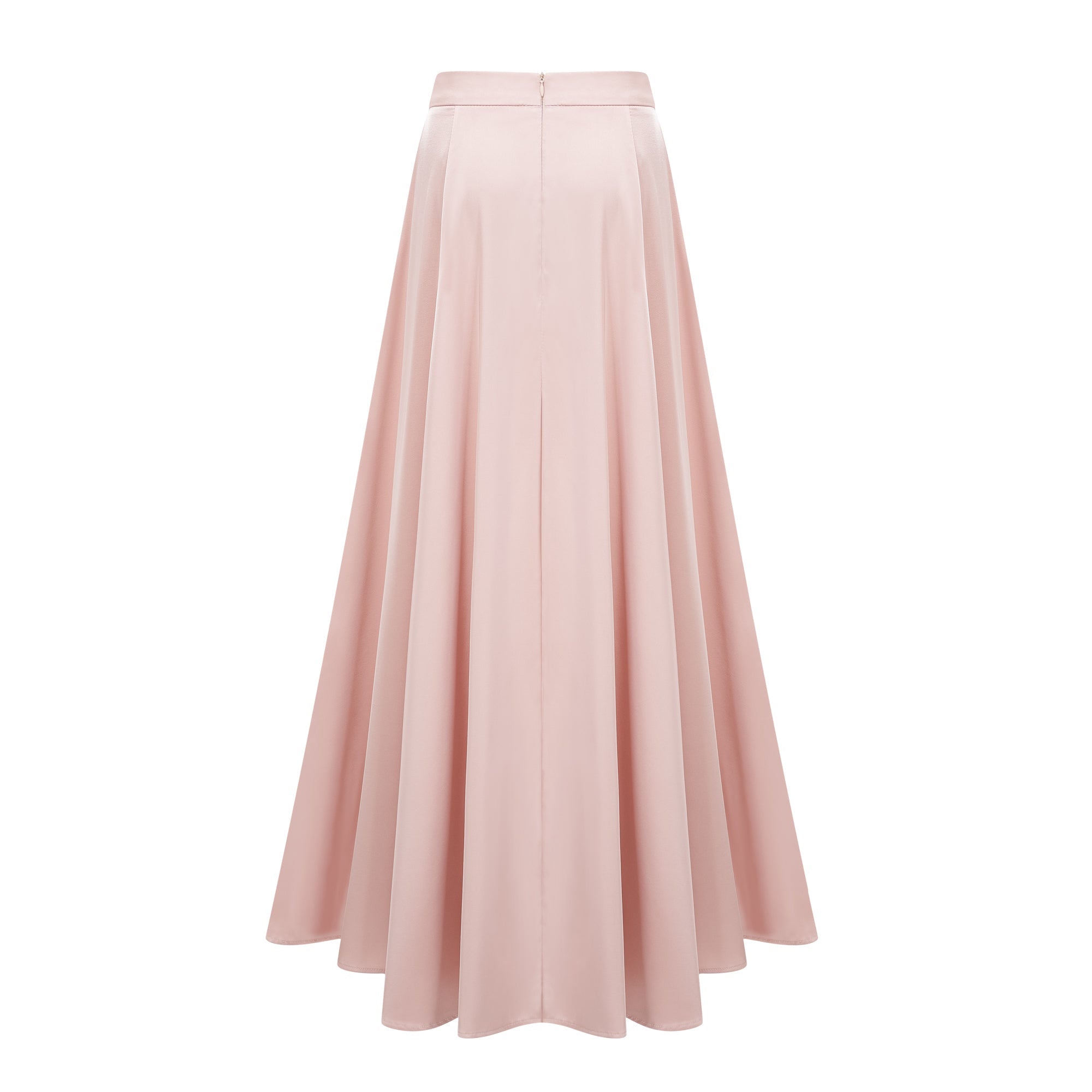Everleigh Champagne Satin Top & Skirt Set With Cape Detail (Final Sale-US Only)
