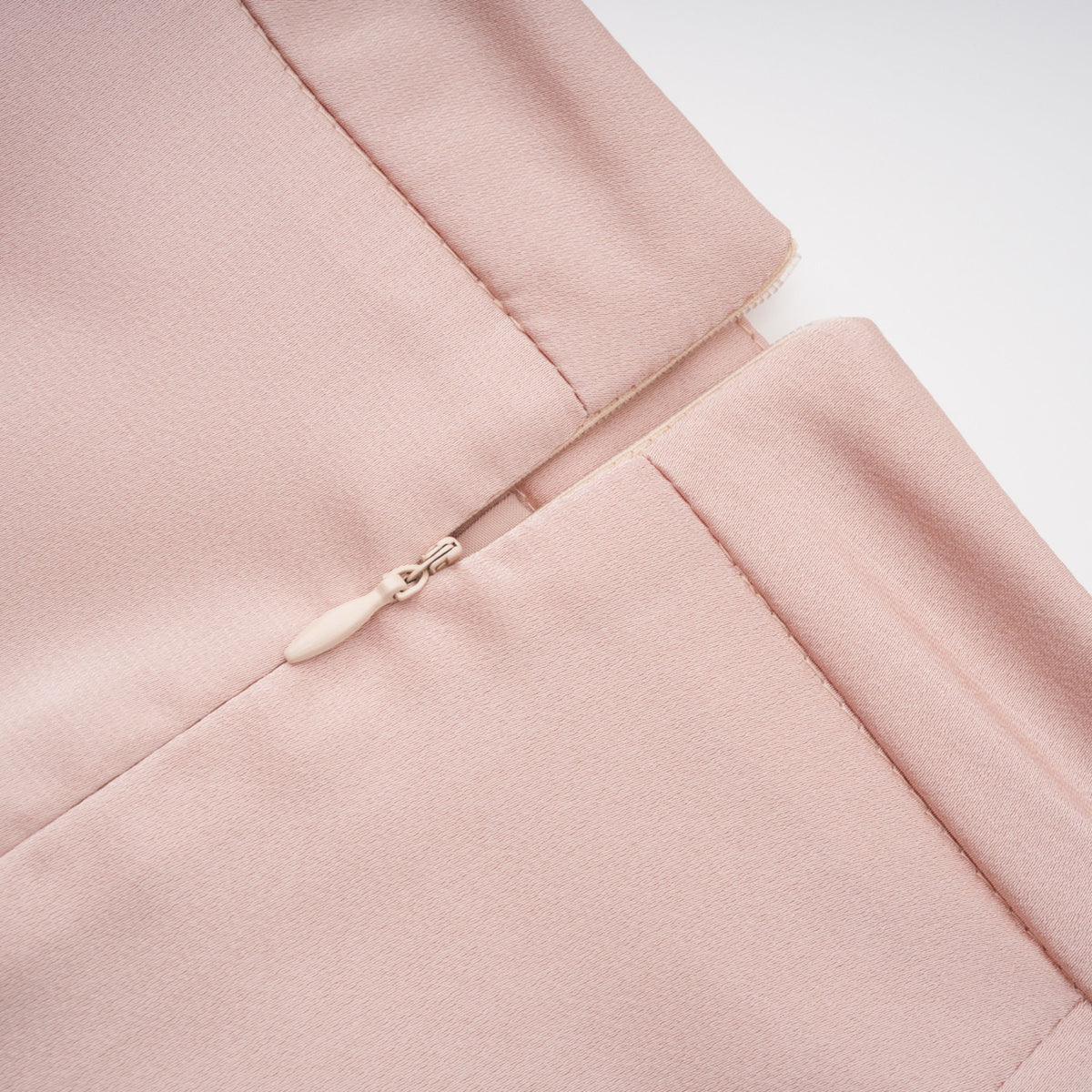 Everleigh Champagne Satin Top & Skirt Set With Cape Detail (Final Sale)