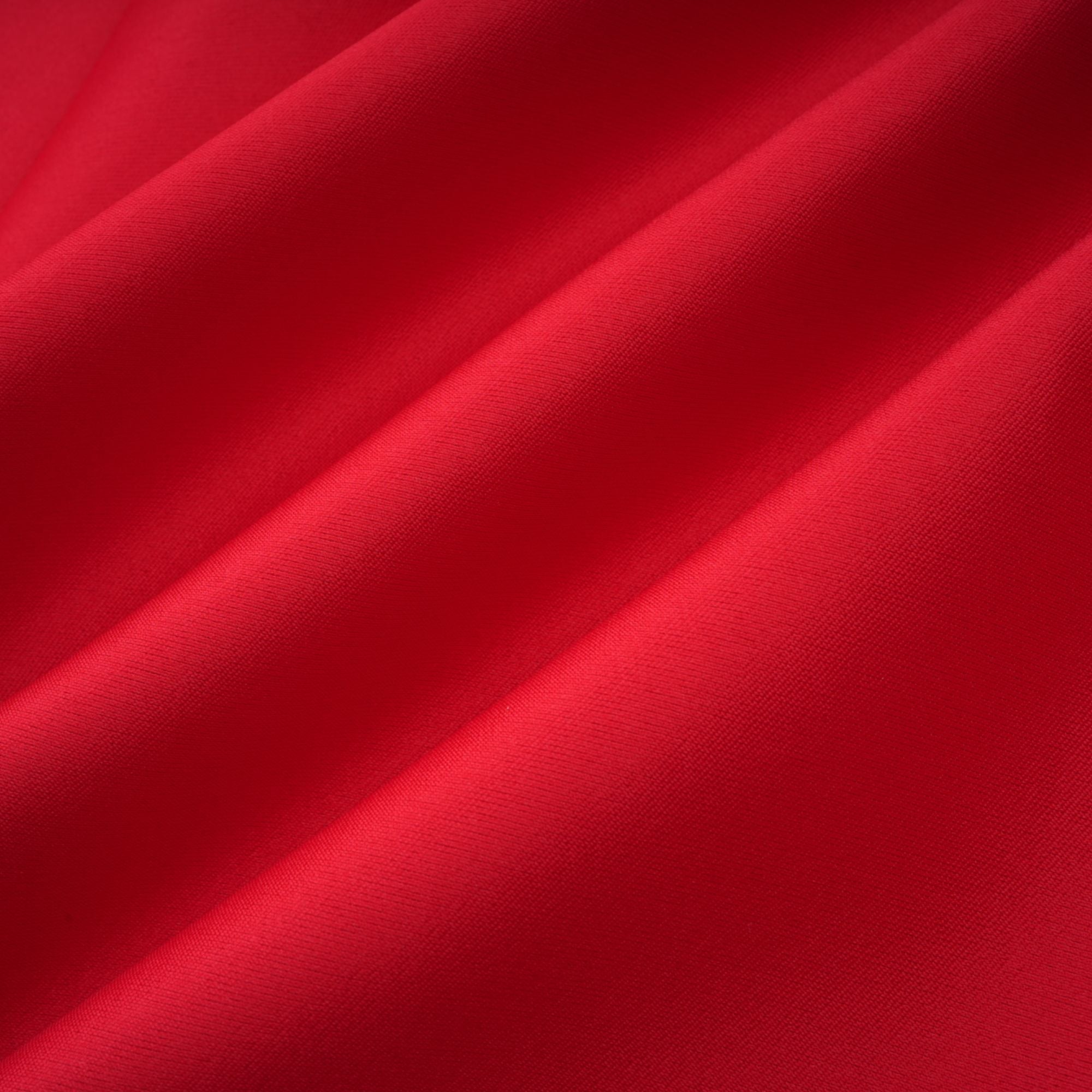 Aventin Red Godet Design Midi Dress