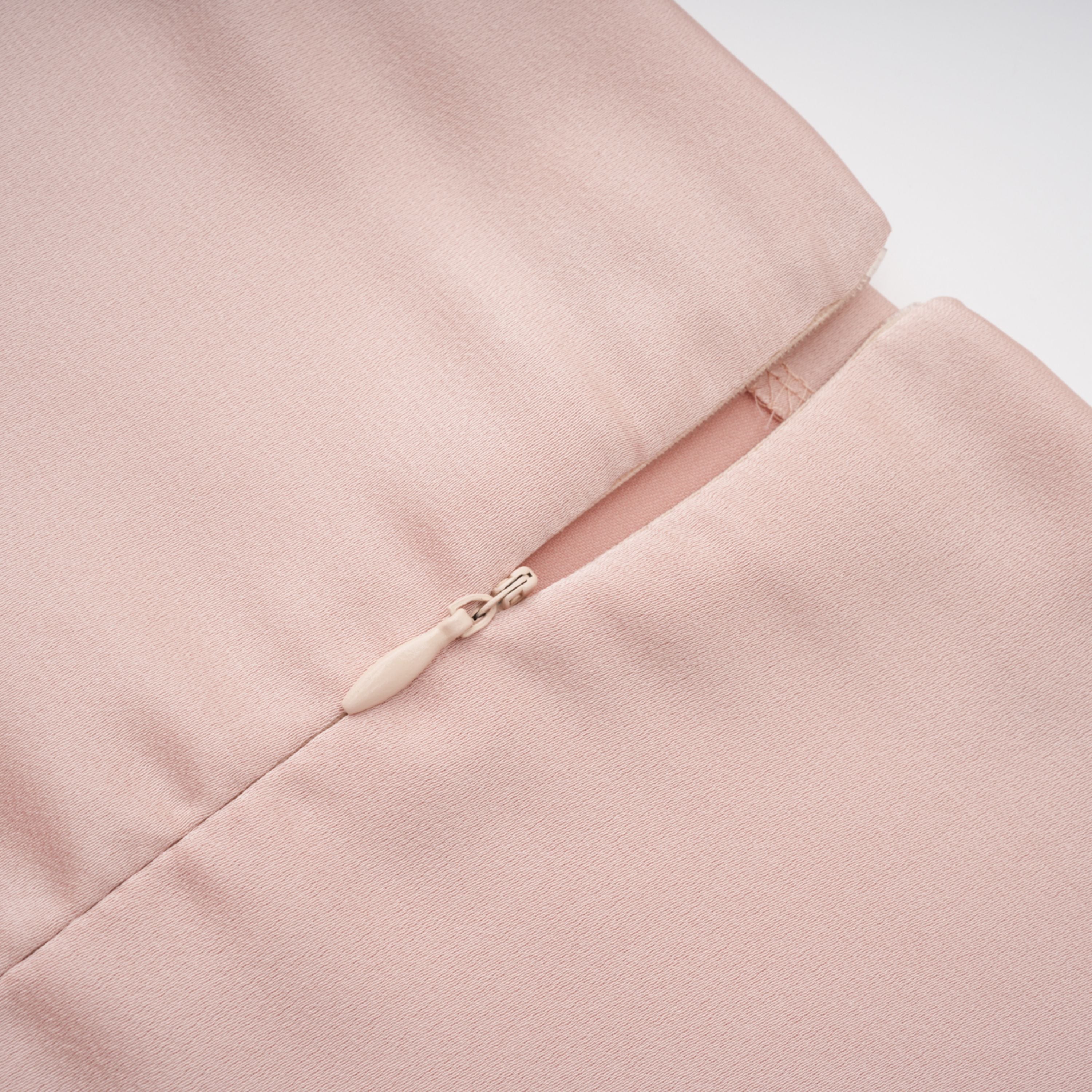 Everleigh Champagne Satin Top & Skirt Set With Cape Detail (Final Sale-US Only)