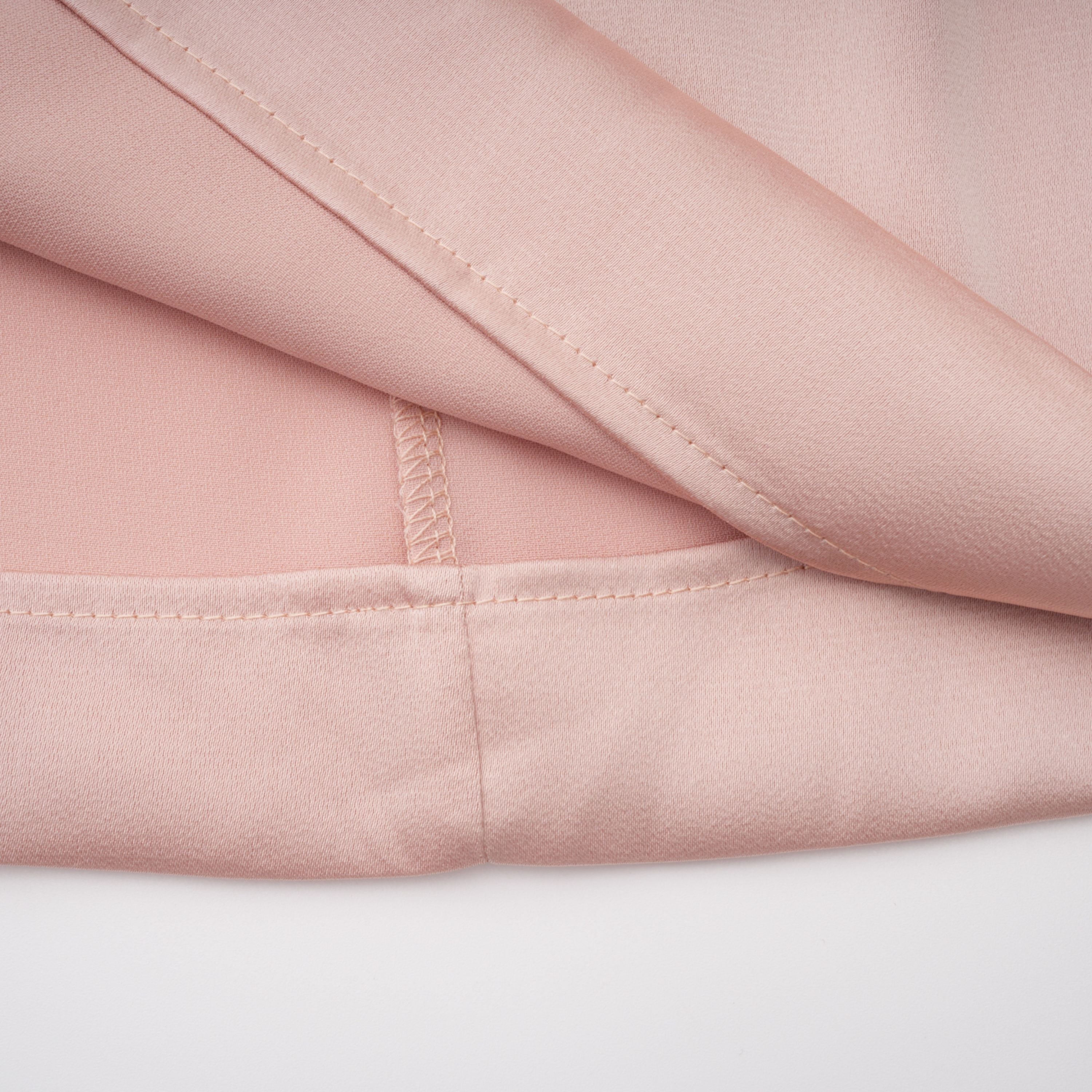 Everleigh Champagne Satin Top & Skirt Set With Cape Detail (Final Sale-US Only)