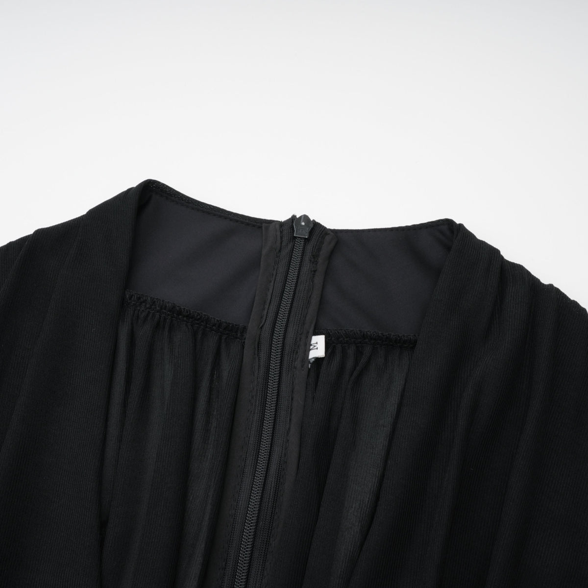 Greta Black Ruched Sheer Mesh Maxi Dress (Final Sale-US Only)