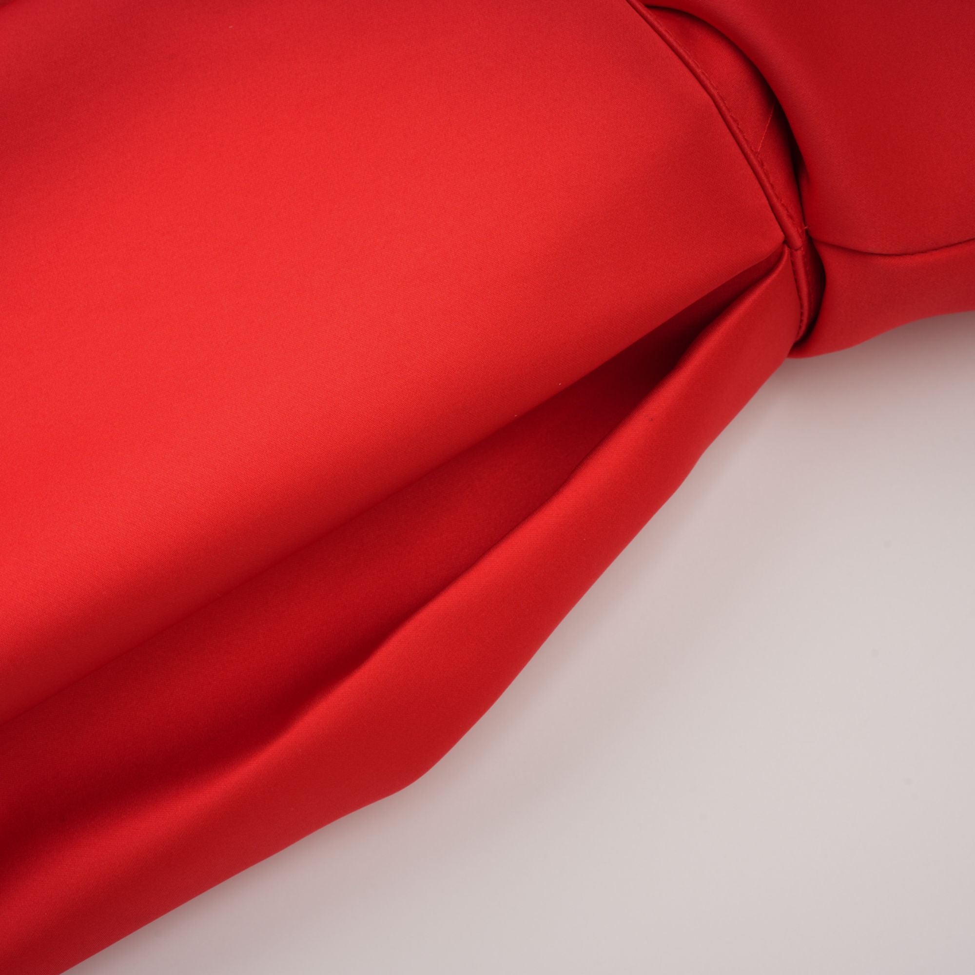Laure Red Heart Off-shoulder Mini Dress (Final Sale-US Only)