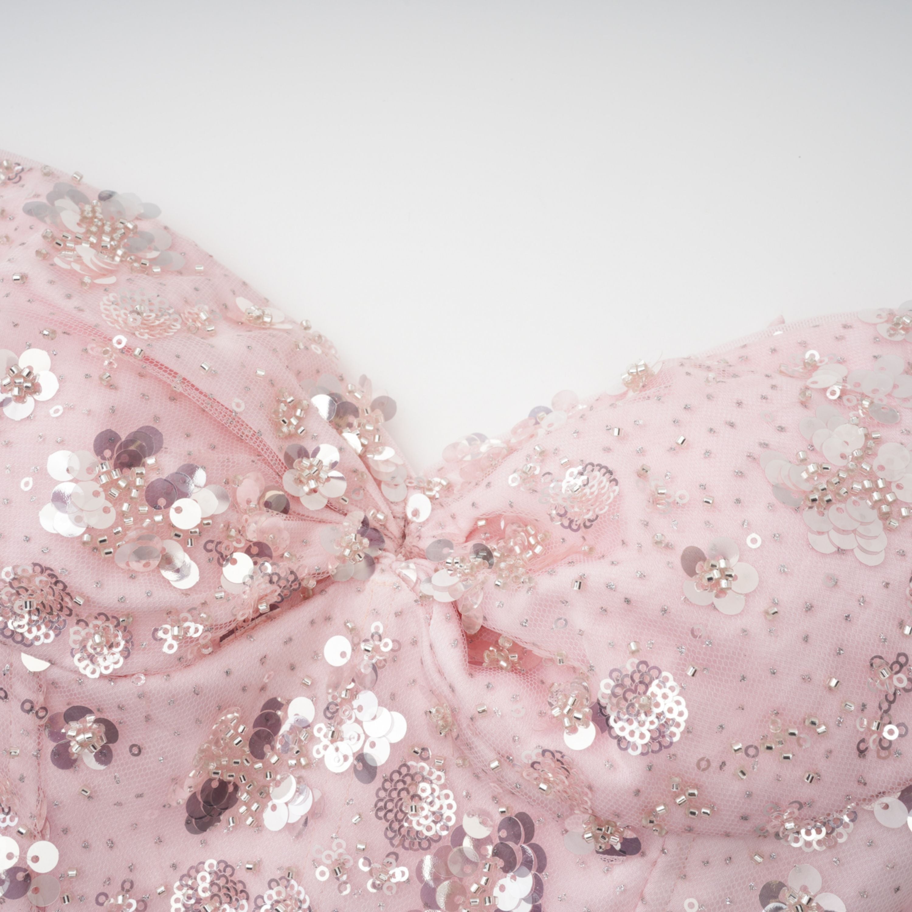 Teodora Pink Corseted Bodysuit & Satin Skirt Set (Final Sale-US Only)
