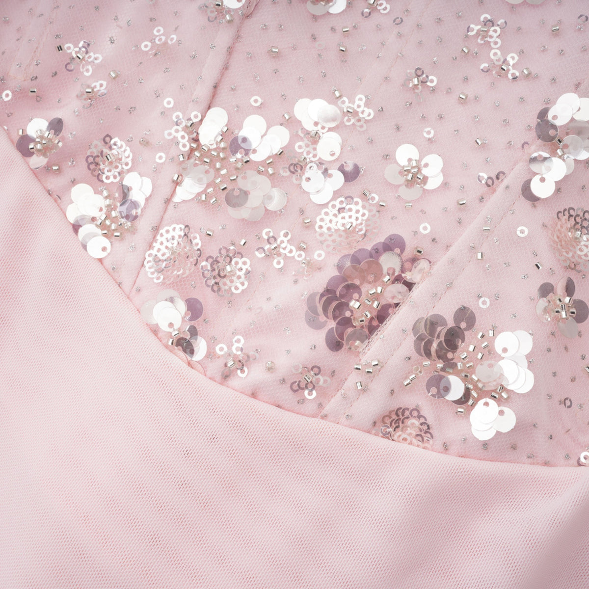 Teodora Pink Corseted Bodysuit & Satin Skirt Set