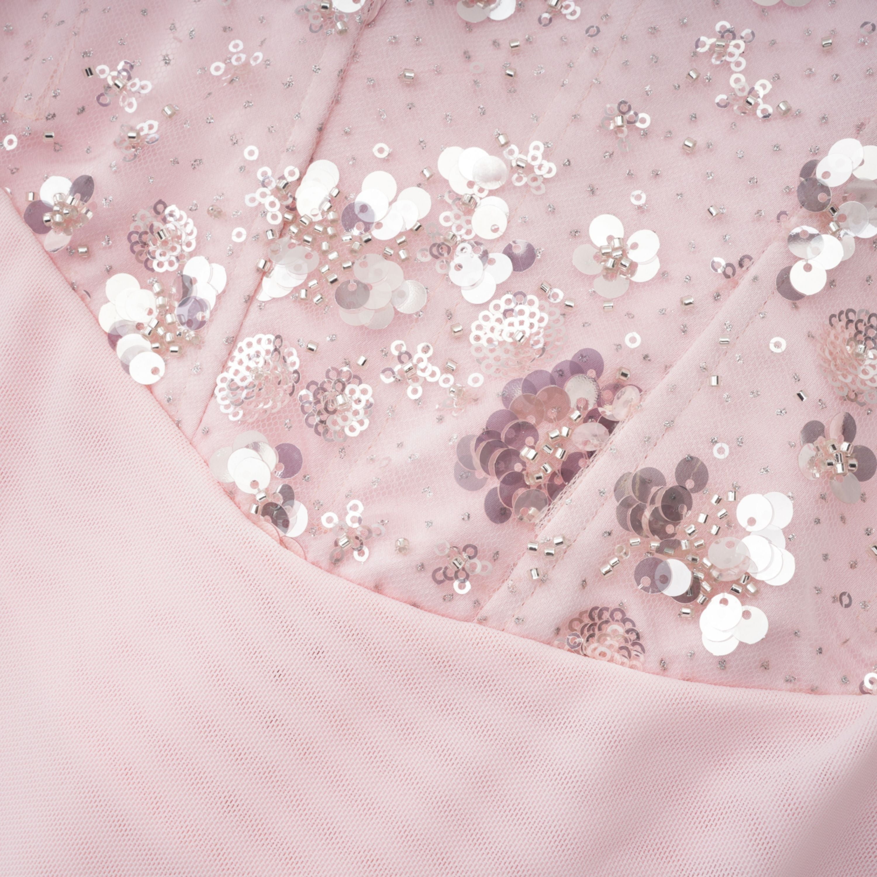 Teodora Pink Corseted Bodysuit & Satin Skirt Set (Final Sale-US Only)