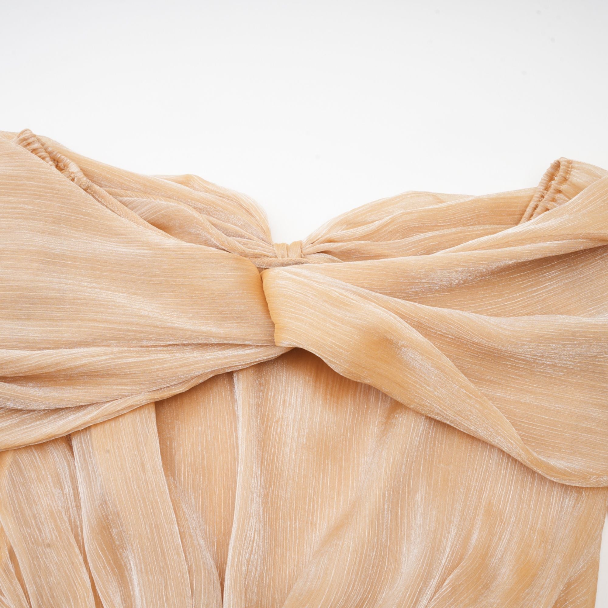 Adelina gold crystal-embellished panelled mini dress (Final Sale-US Only)