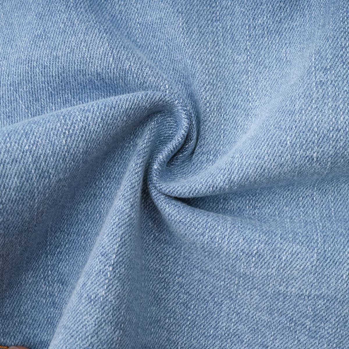 Capucine denim flounce-hem skirt (Final Sale-US Only)