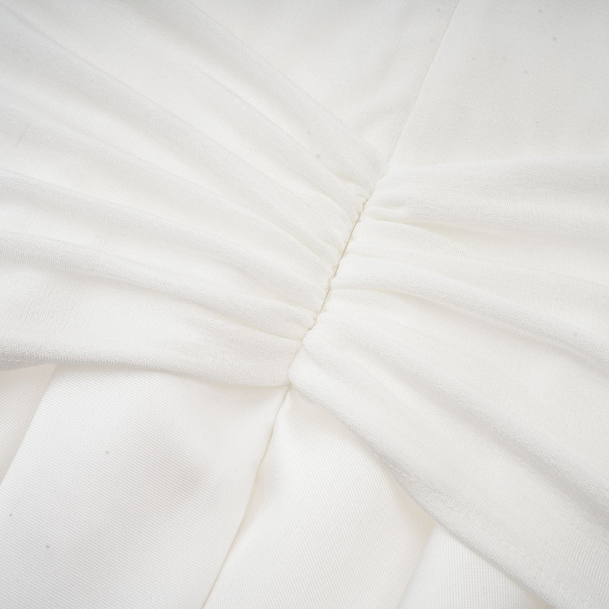 Nadine off-shoulder panelled maxi dress in White (Final Sale-US Only)