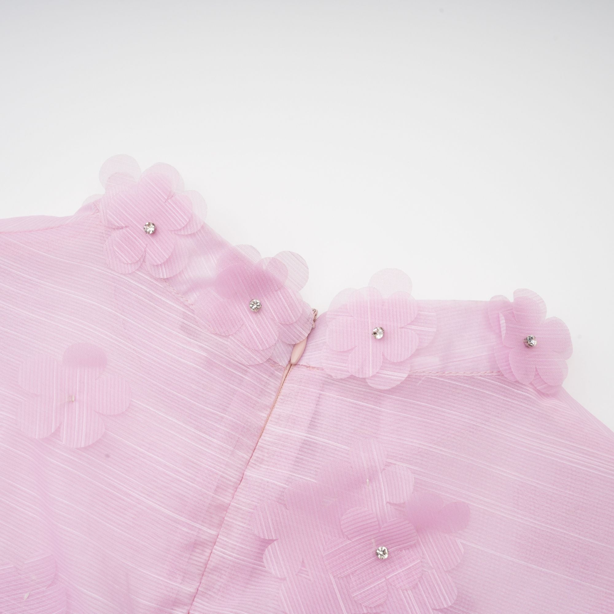 Honorine pink floral-appliqué mini dress (US Only)