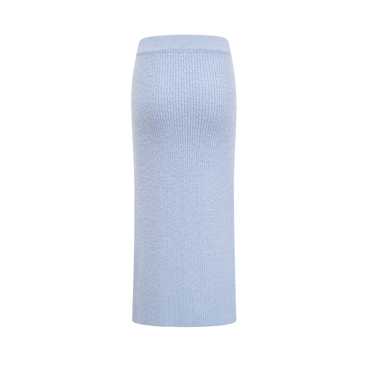 Chantal Blue Knit Two-Piece Blouse and Skirt Set (Final Sale-US Only)