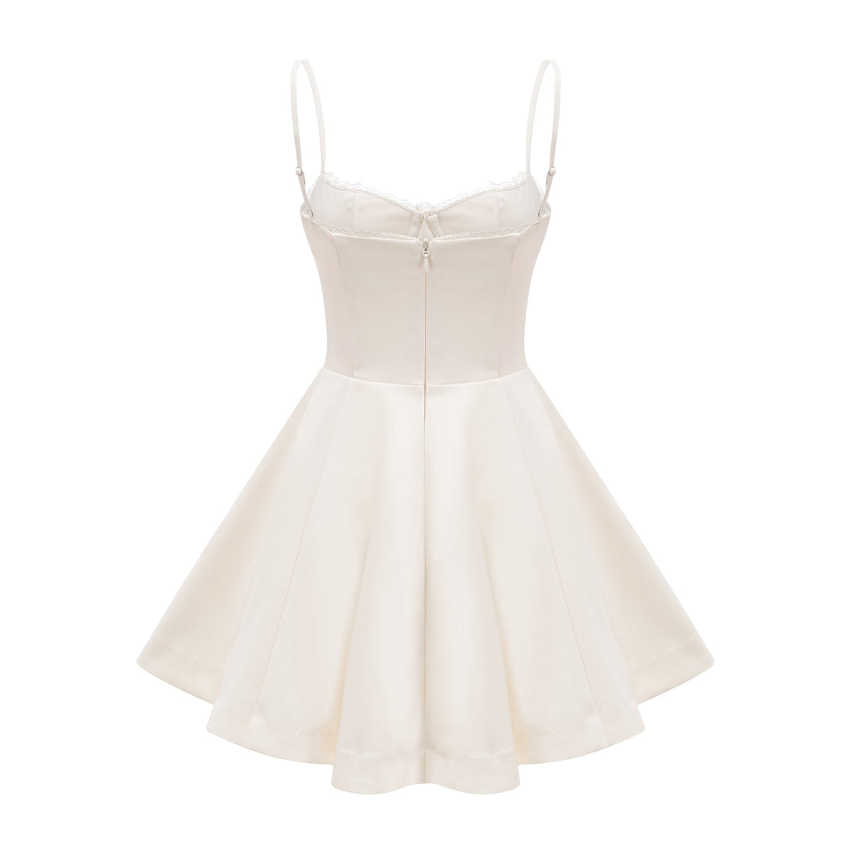 Saira tulle flared mini dress