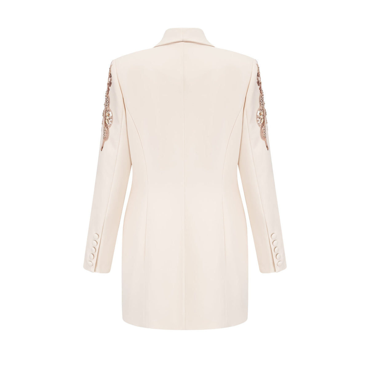 Éléna embellished sequined blazer dress