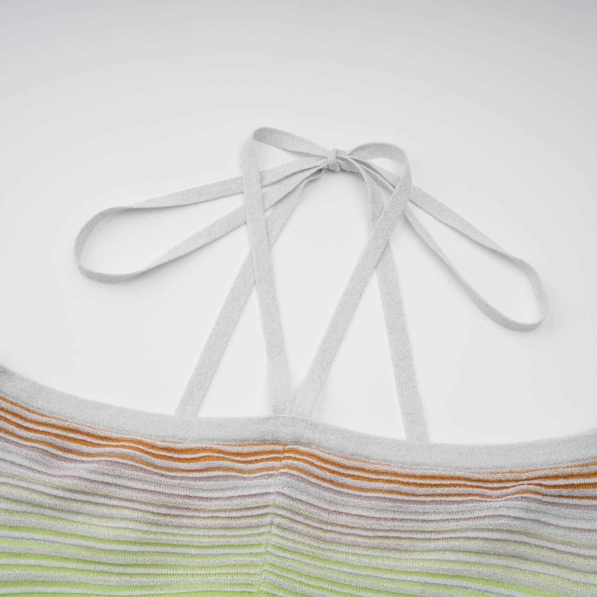 Serelith Metallic Knit Backless Maxi Dress (Final Sale-US Only)