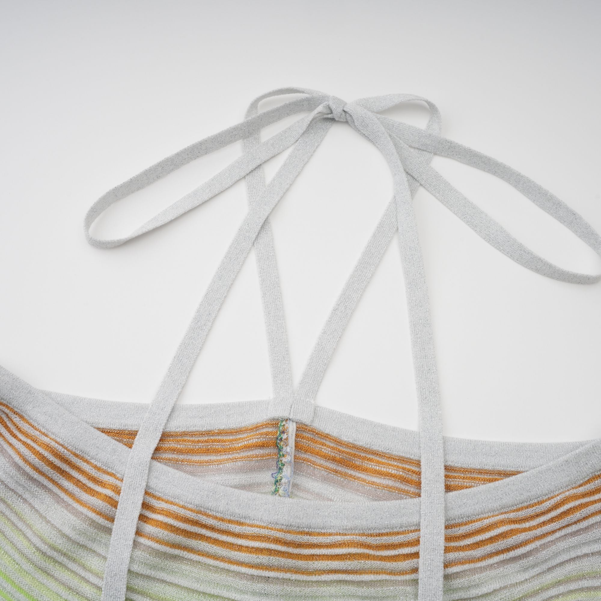 Serelith Metallic Knit Backless Maxi Dress (Final Sale-US Only)