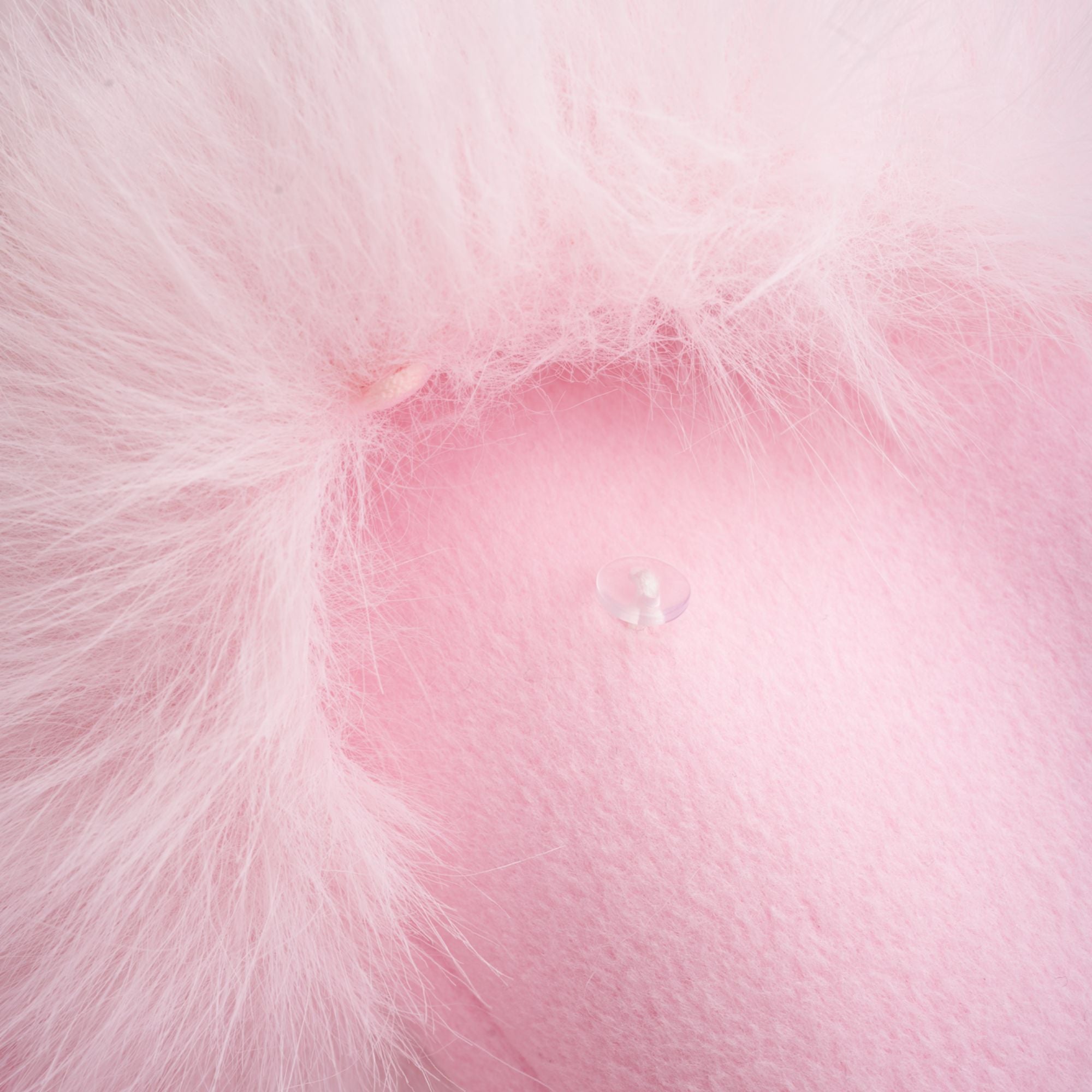 Louisette pink faux-fur overcoat (Final Sale)