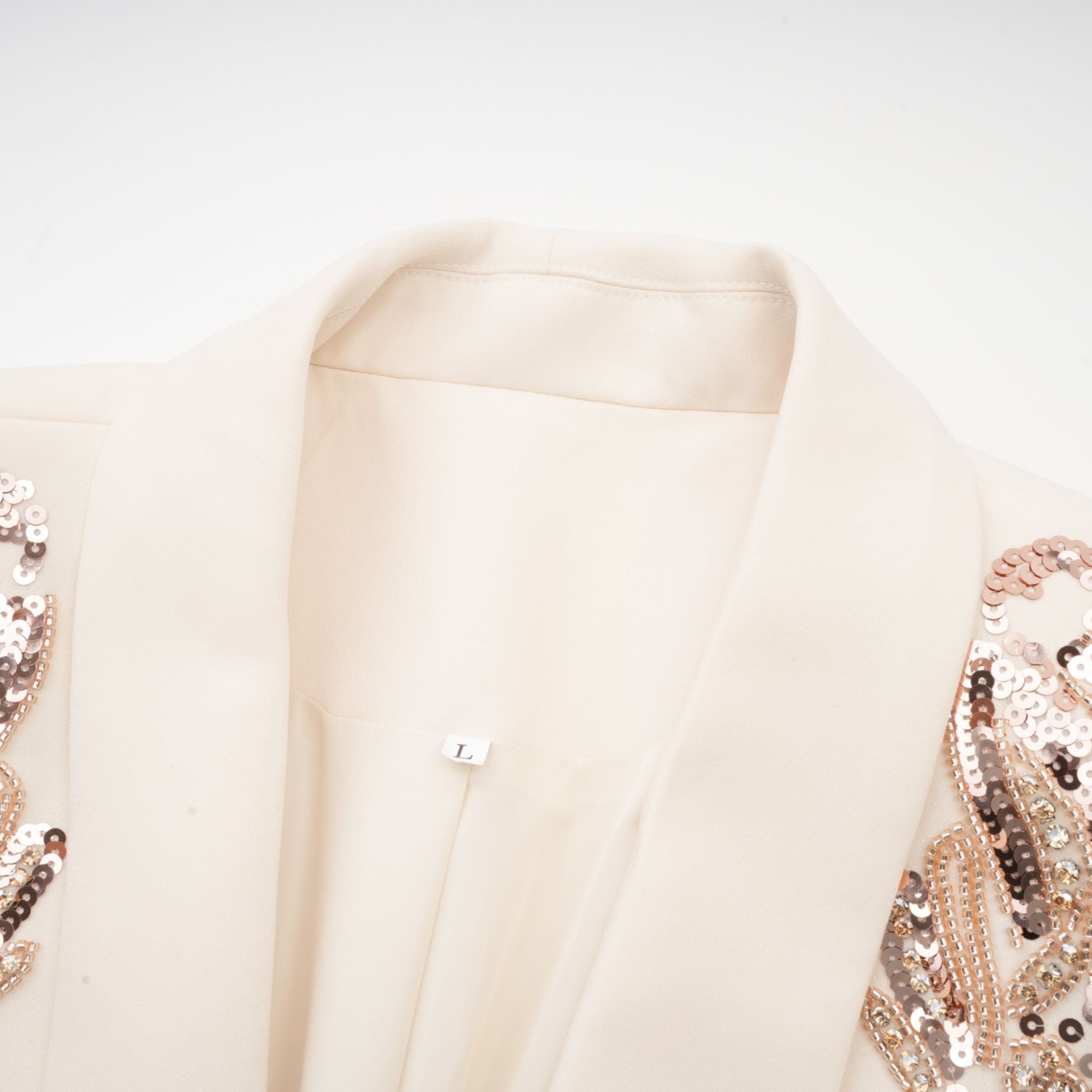 Éléna embellished sequined blazer dress