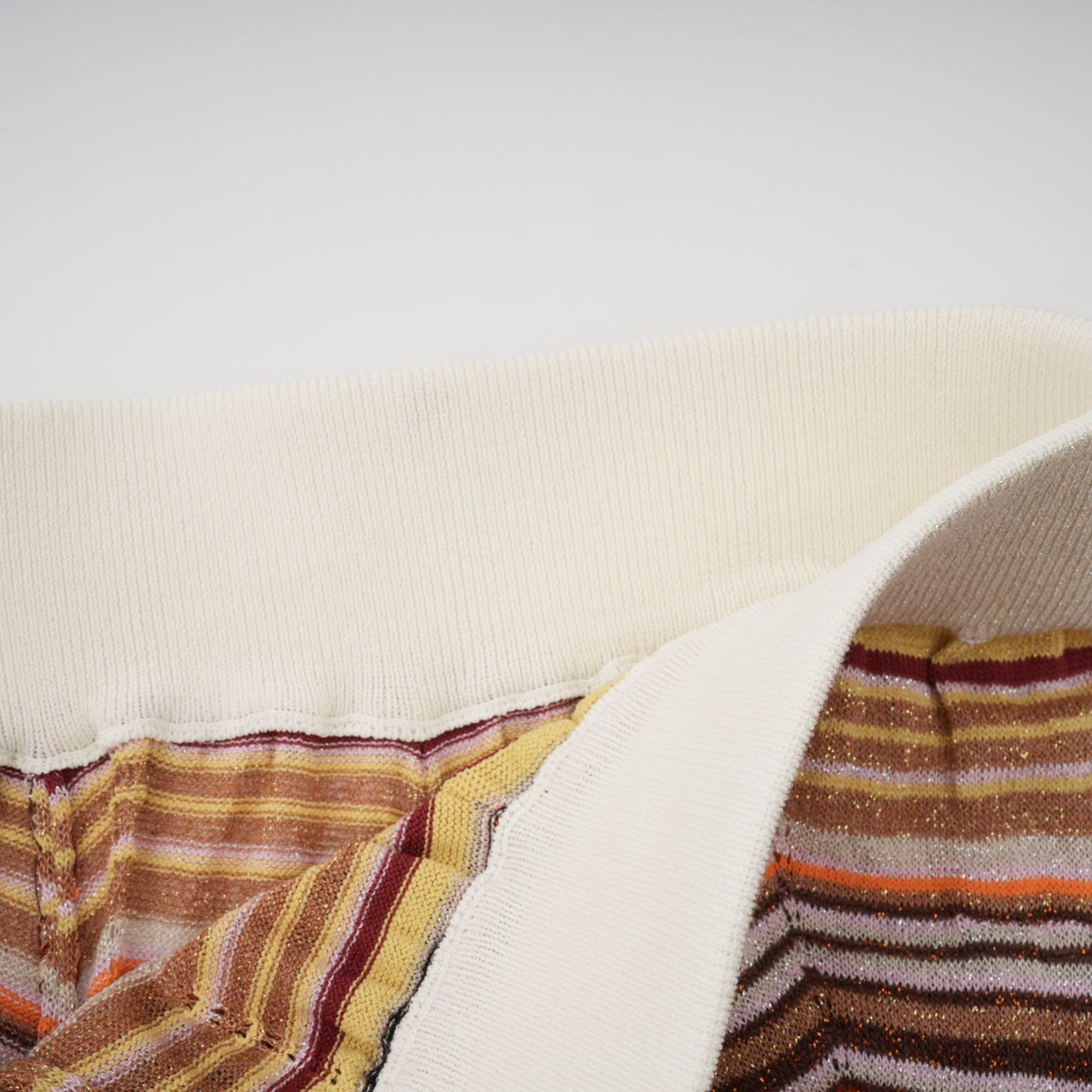 Chloé Neutral Striped Knit Matching Set