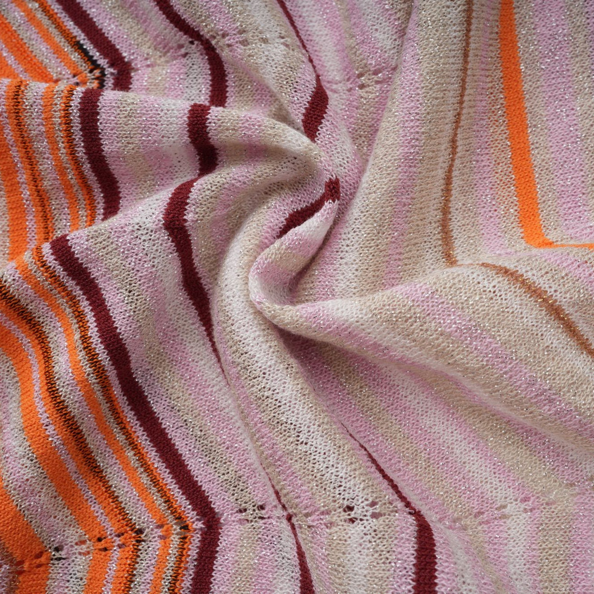Chloé Neutral Striped Knit Matching Set