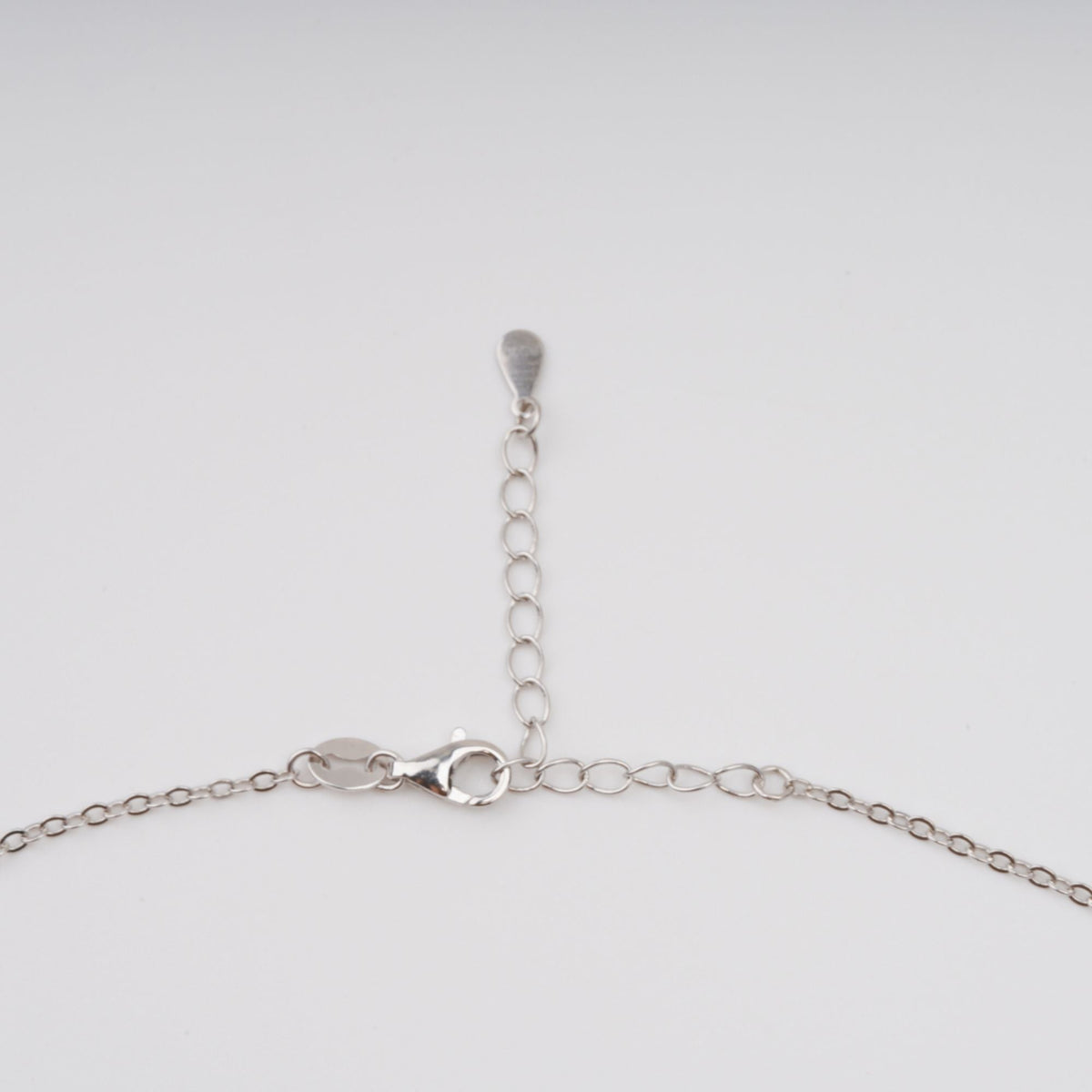 Kaisu Green Oval Gemstone Pendant Sterling Silver Necklace