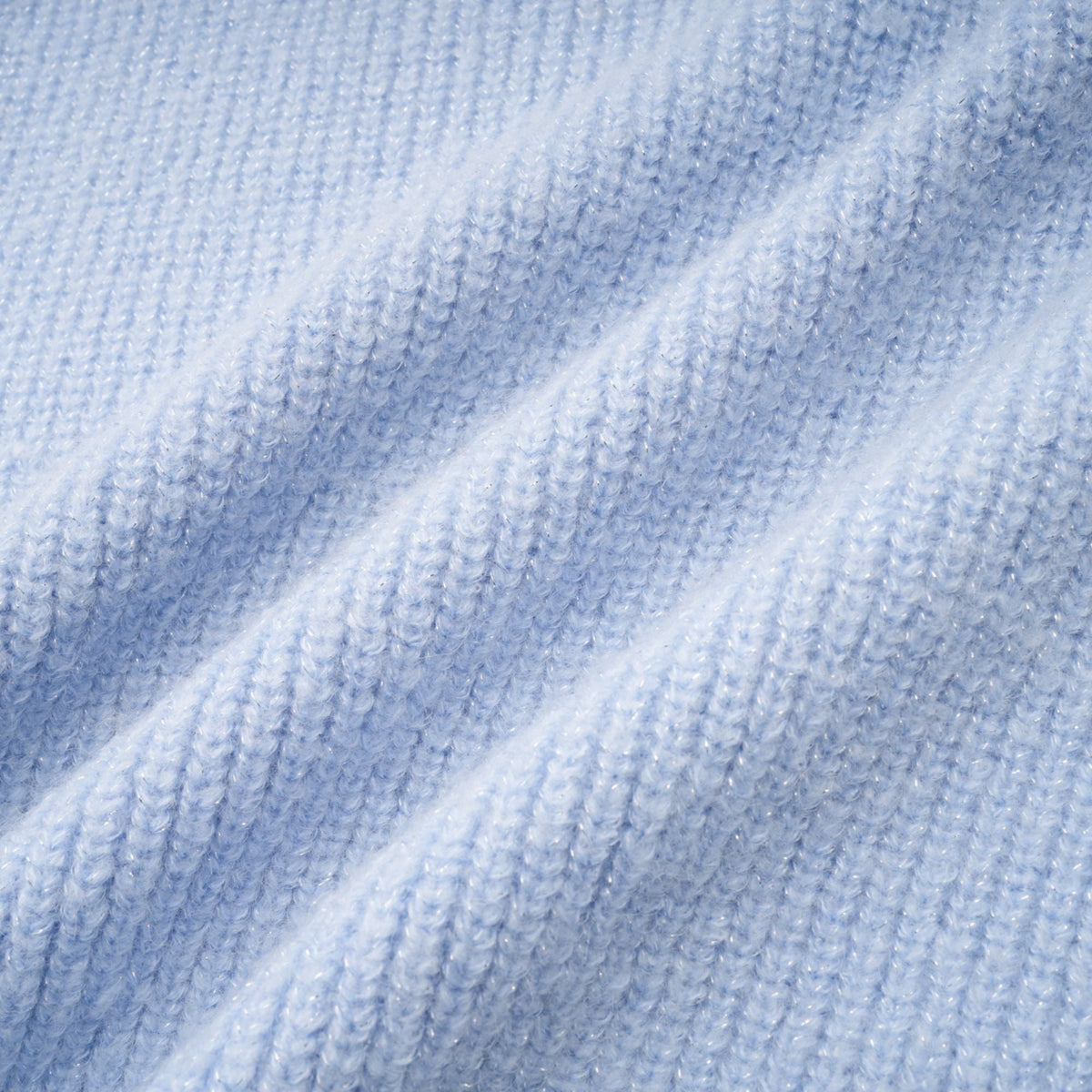 Chantal Blue Knit Two-Piece Blouse and Skirt Set (Final Sale-US Only)