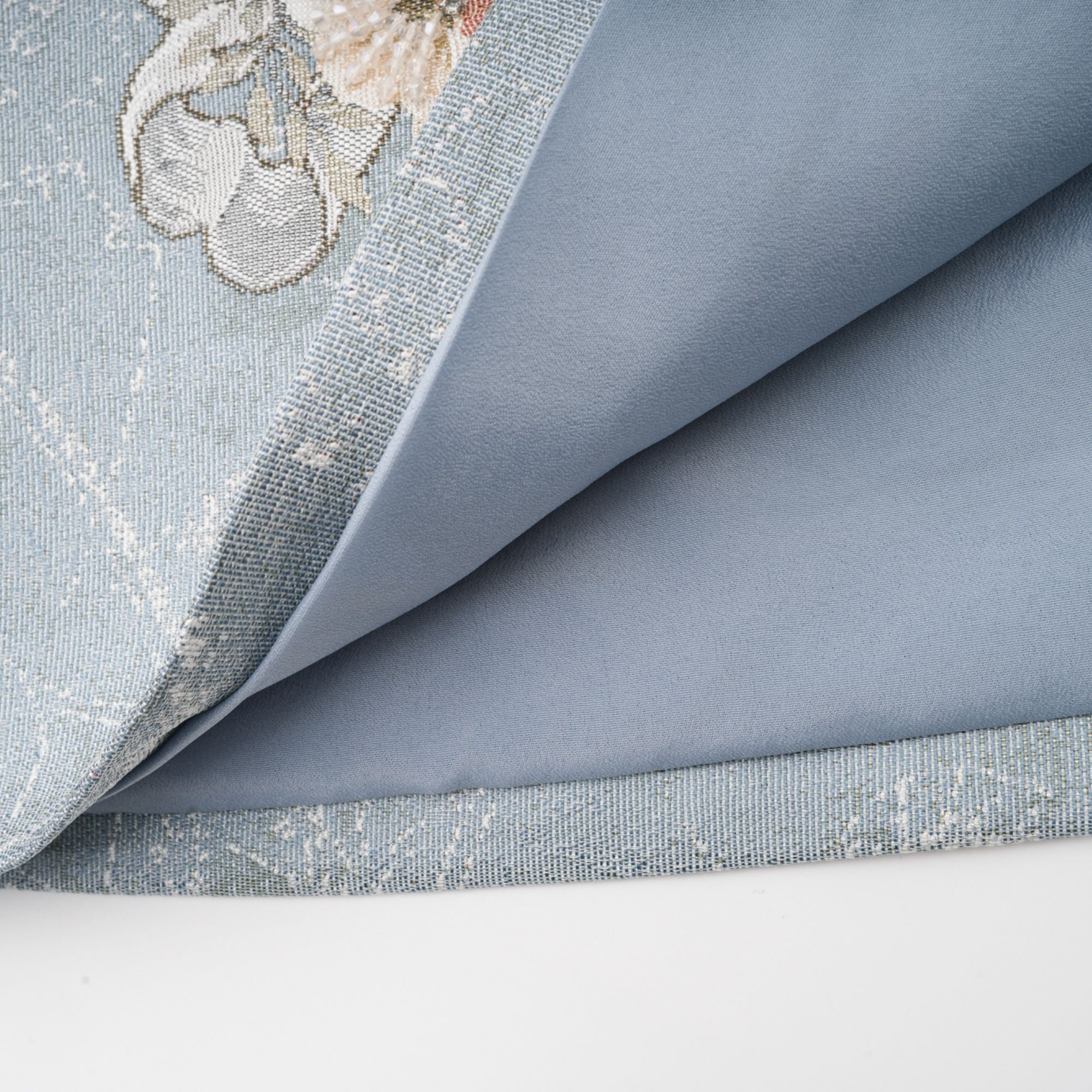 Aliénor blue embroidered mini skirt (Final Sale-US Only)