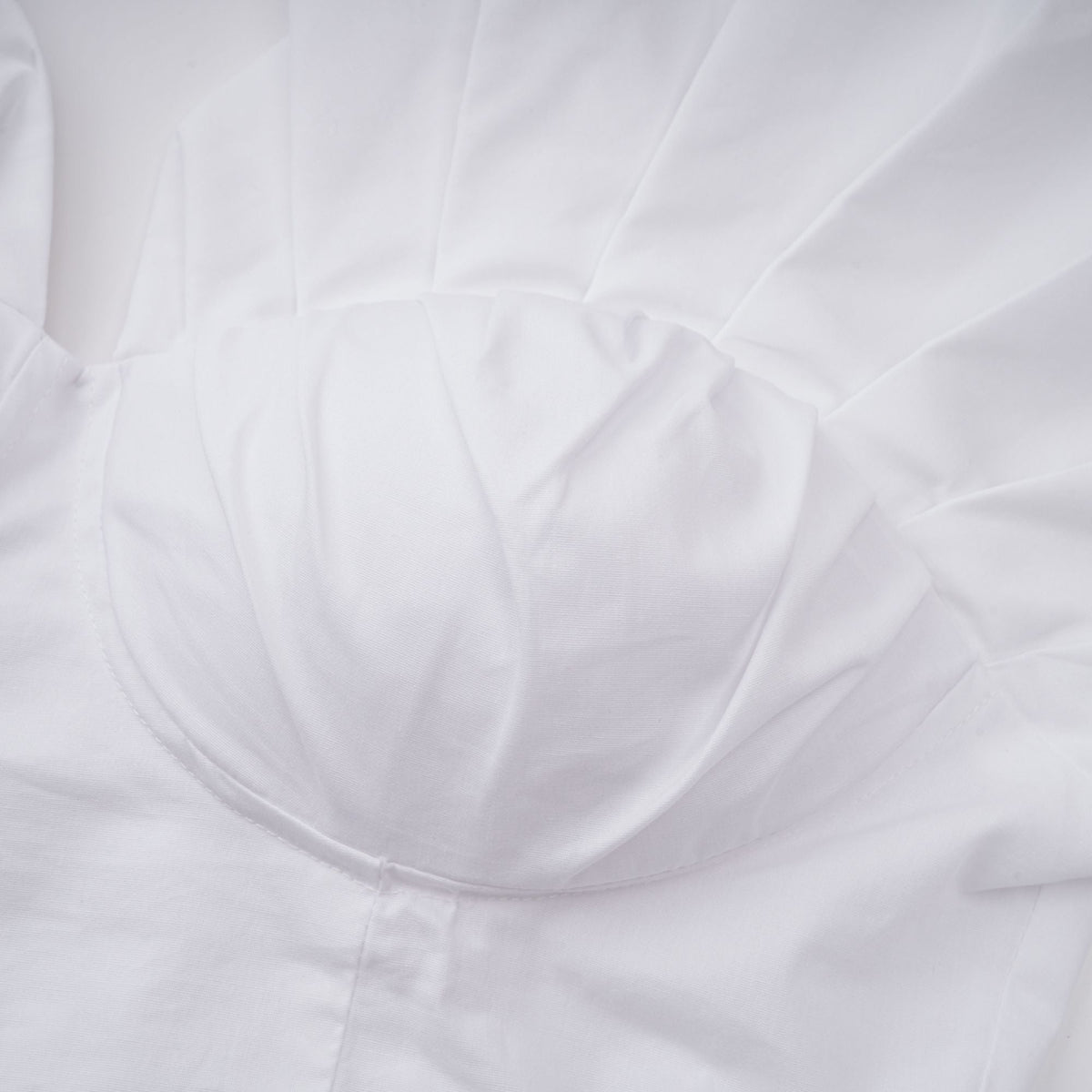 Alicia White Ruched Blouse & Skirt Set